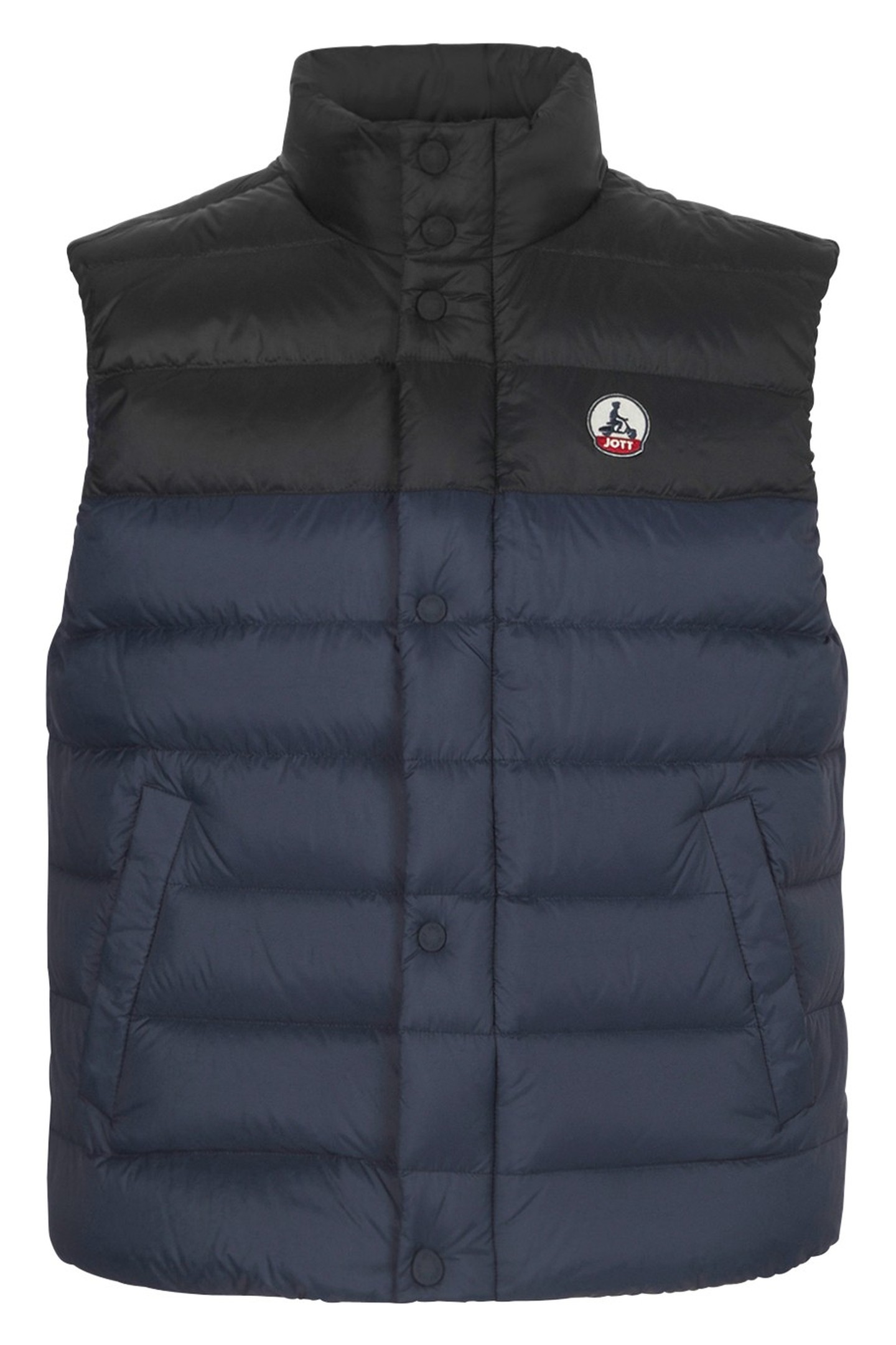 THOMAS BICOLORE DOWN JACKET NAVY / BLACK 1