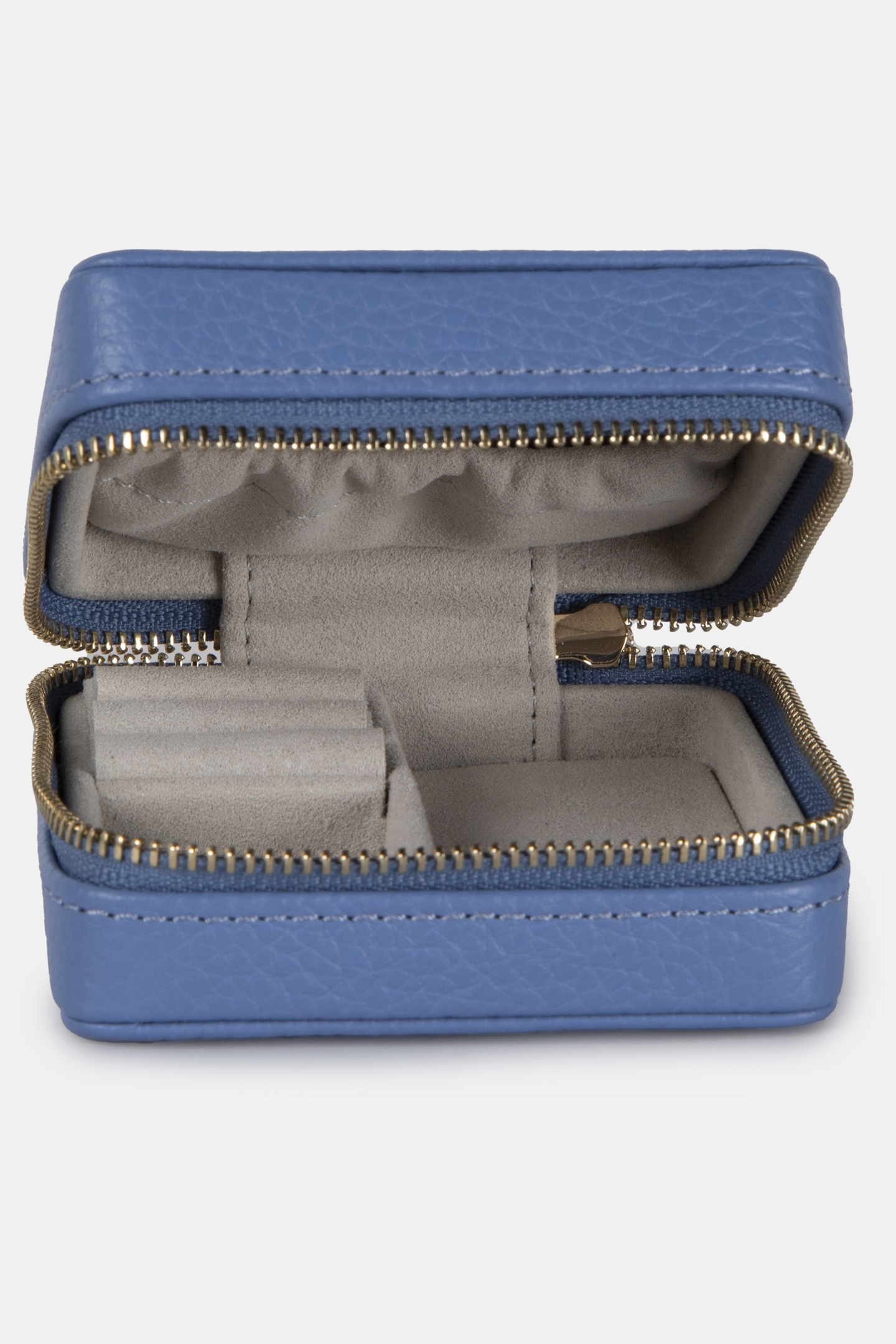 LEATHER JEWELLERY BOX IN BLUE 4