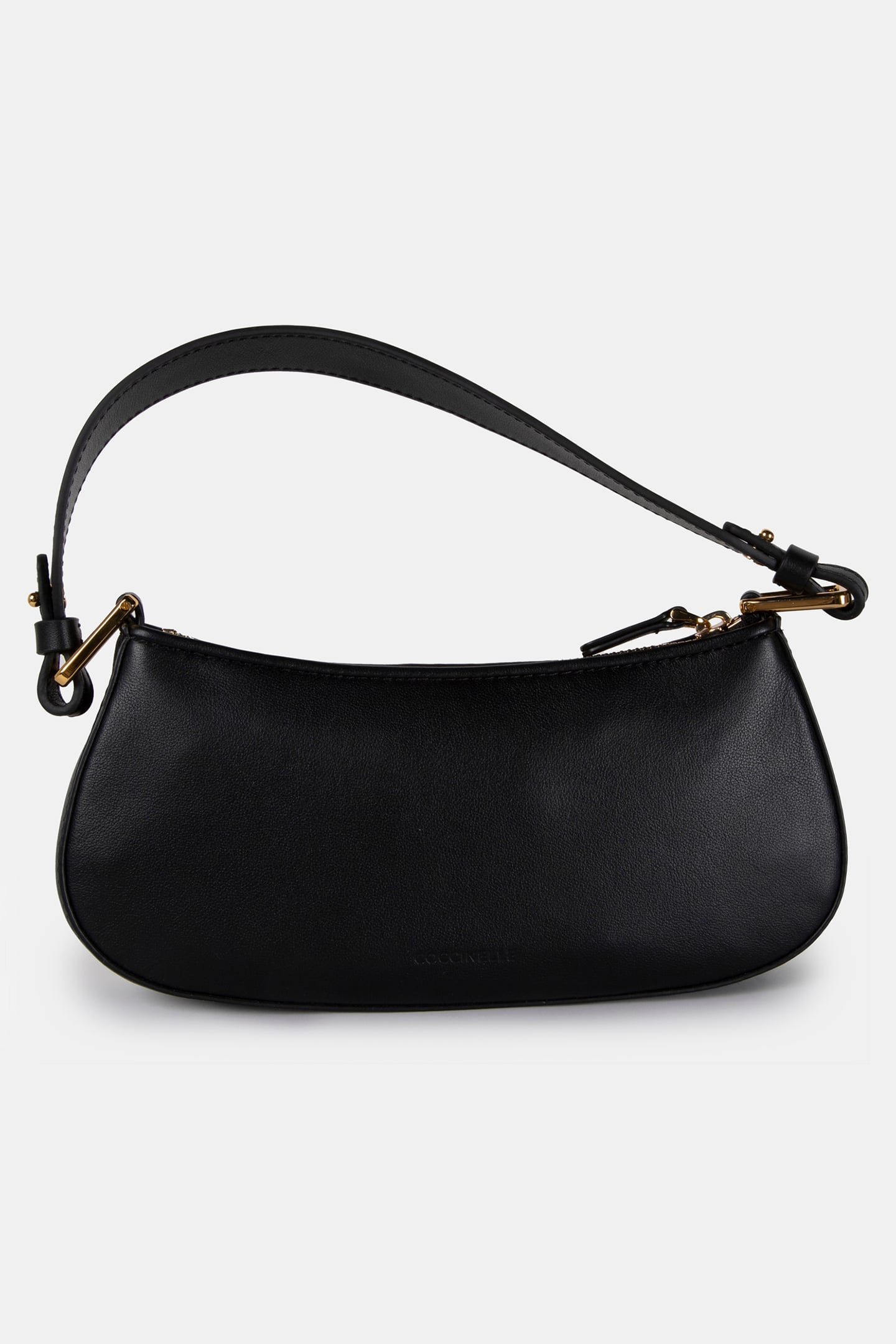 MINI SHOULDER BAG IN LEATHER IN SEQUIN BROWN 4