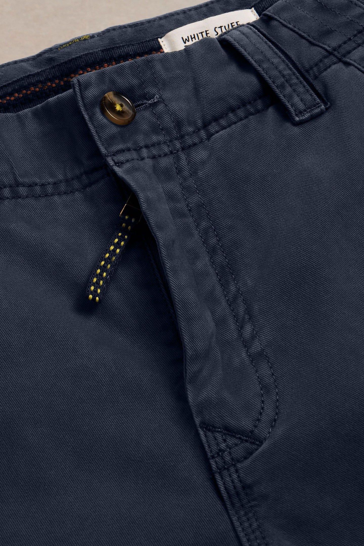 HALSALL ORGANIC CARGO SHORT DARK NAVY 3