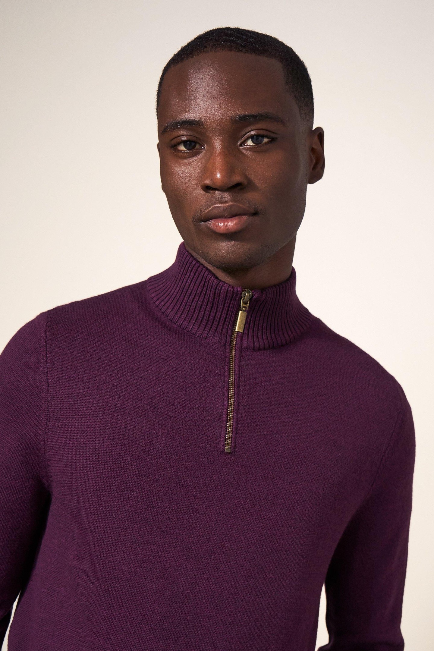 NEWPORT MERINO FUNNEL MID PLUM 2