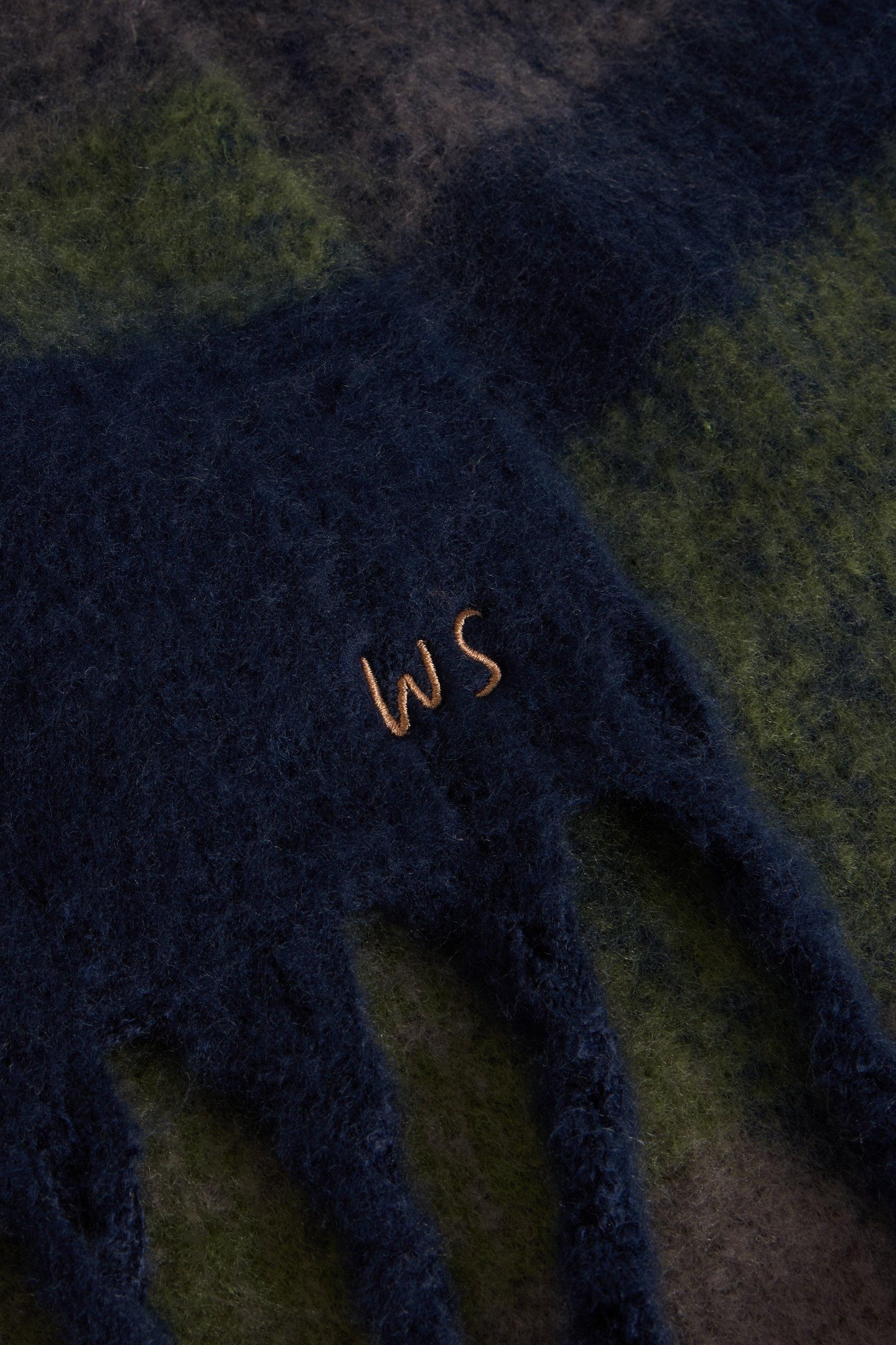 BENNY BRUSHED SCARF GREY MULTI 3