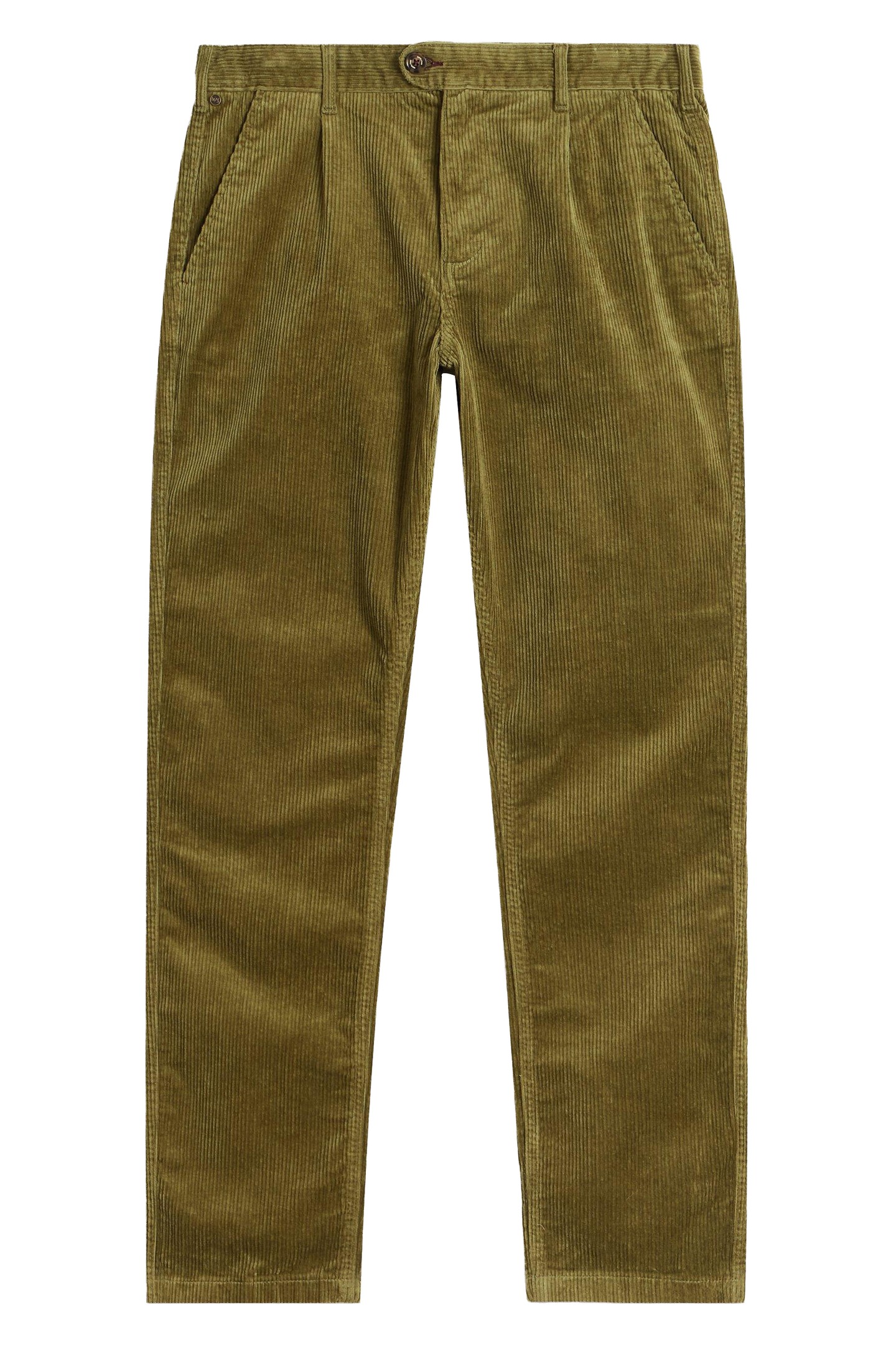 KIMBER CORD TROUSER KHAKI GREEN 2