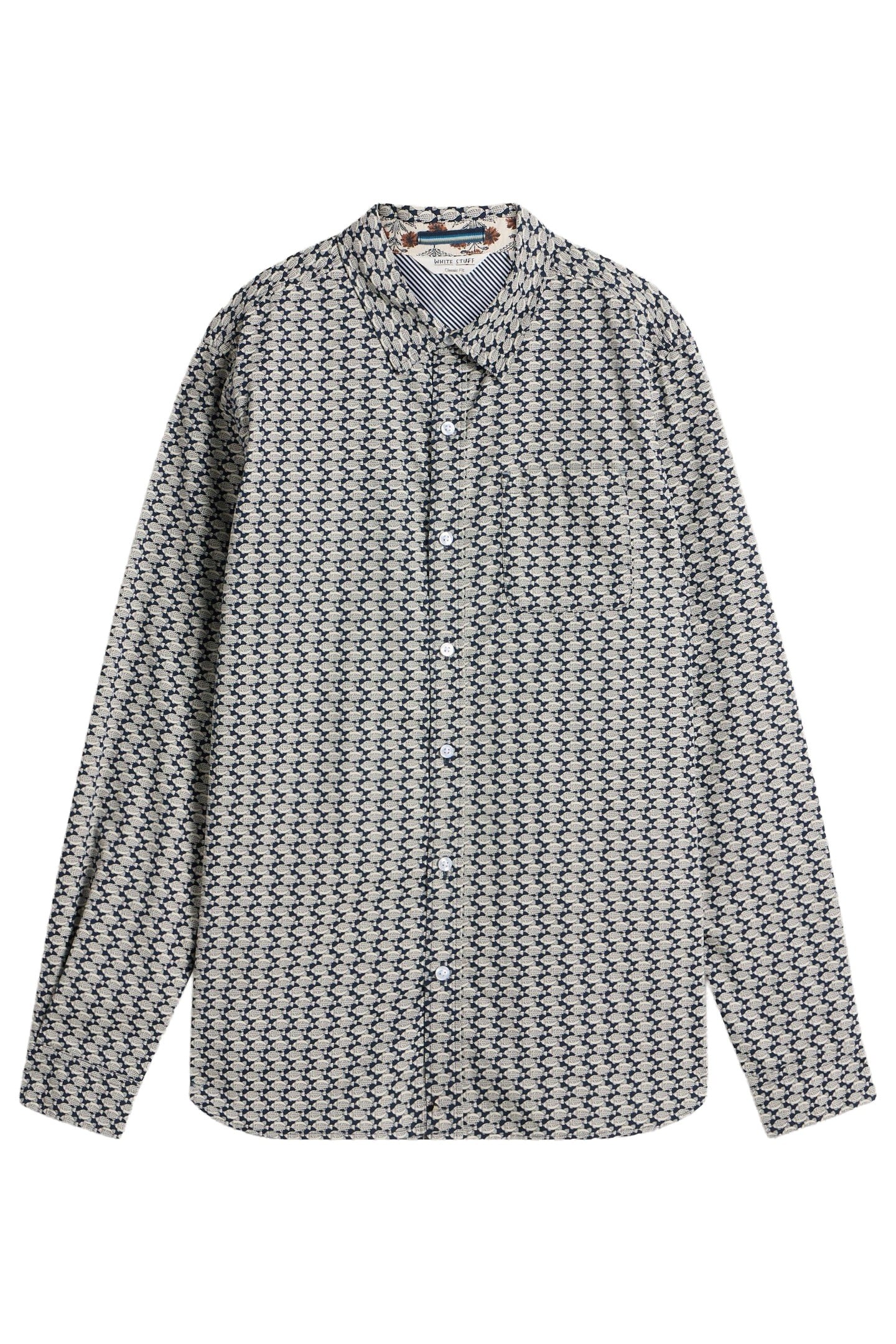FISH PRINTED SHIRT NAVY MULTI 4