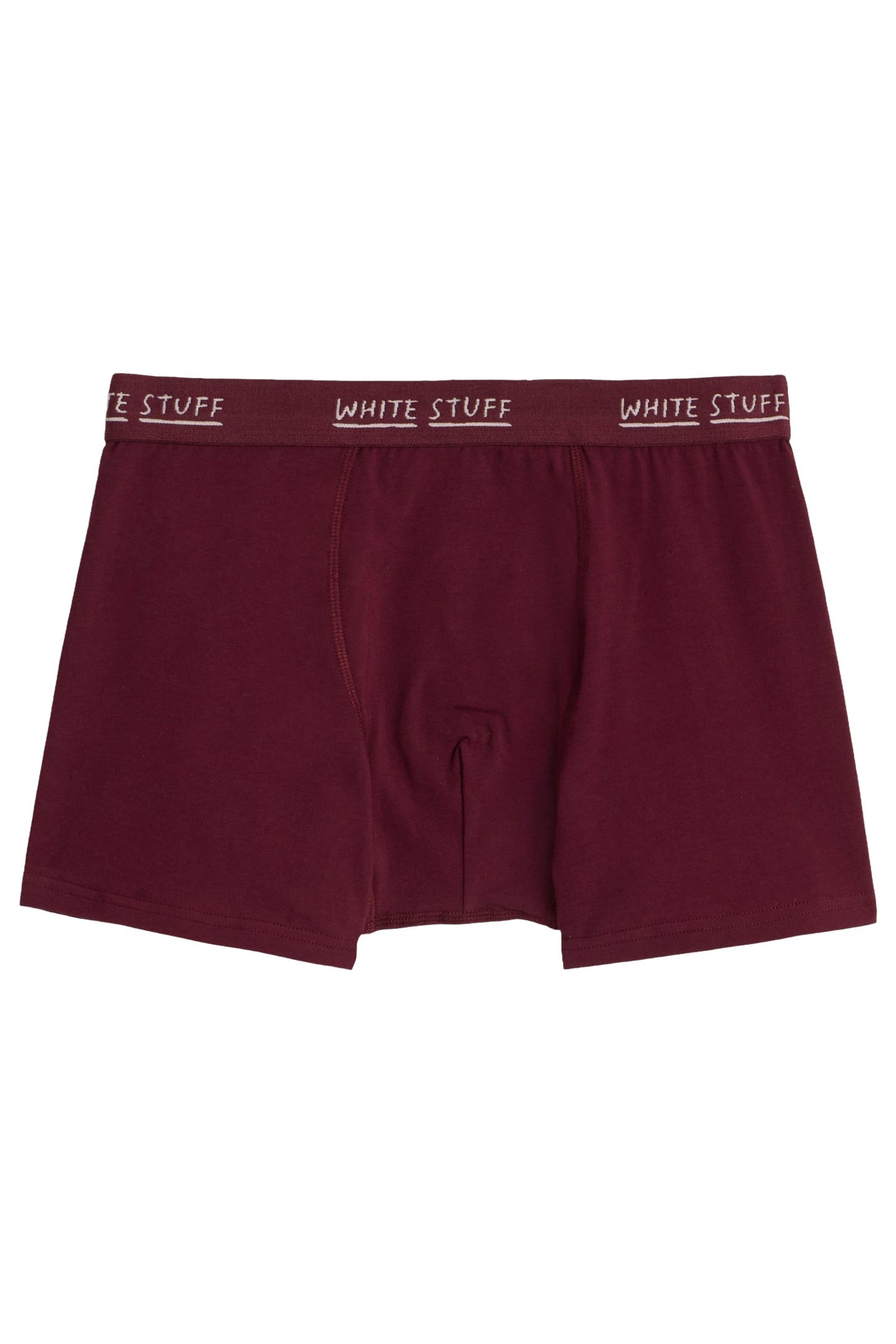 2PACK BOXERS - PLAIN & STRIPE PLUM MULTI 1