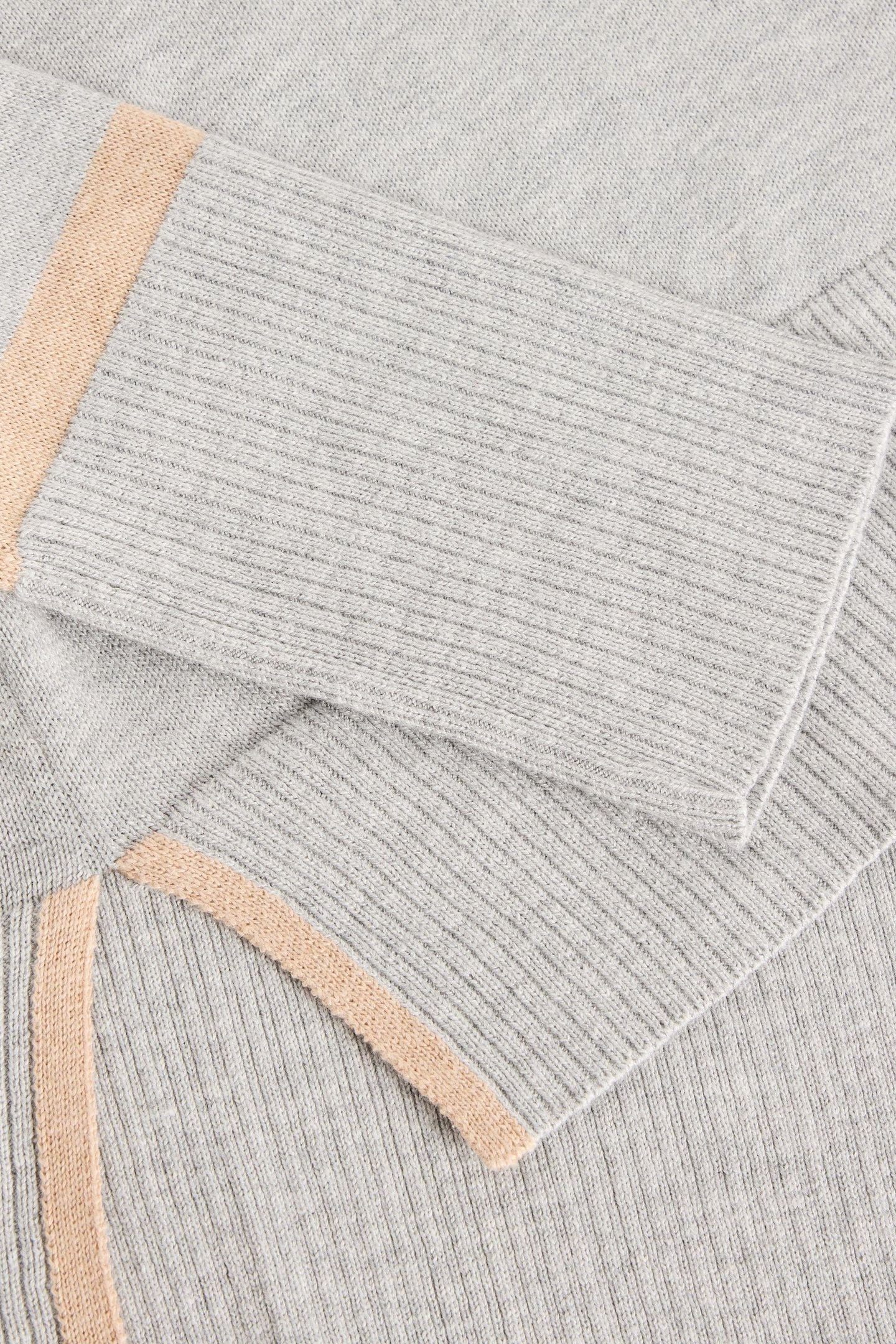 OLIVE STRIPE HEART JUMPER NATURAL MULTI 5