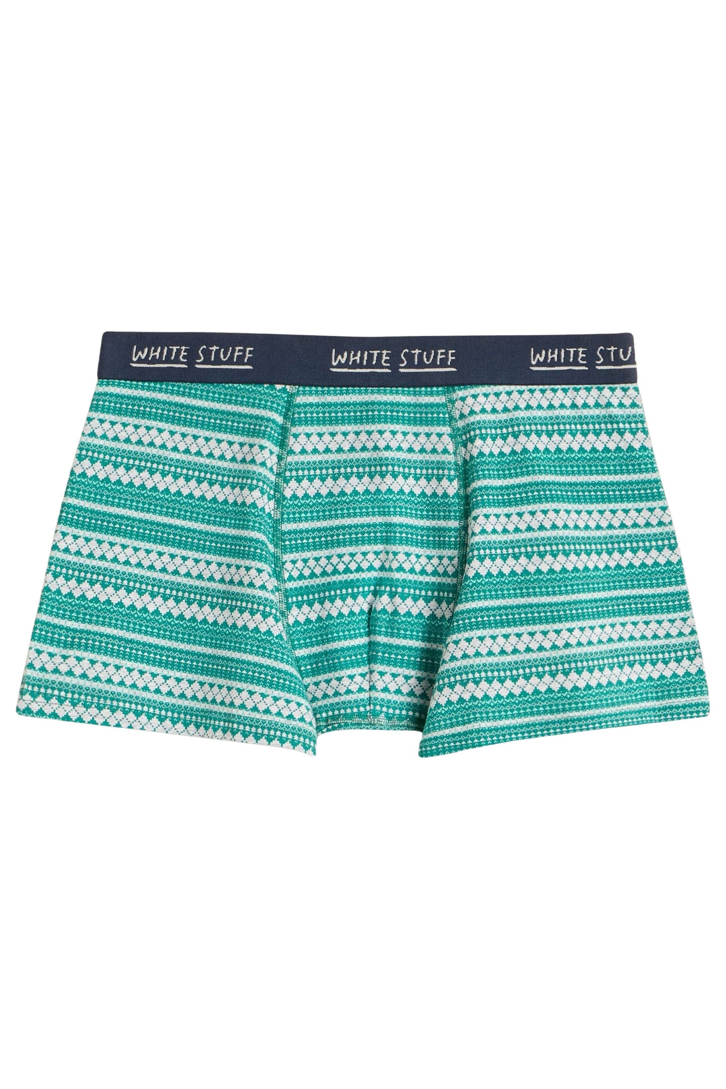 BOXERS IN A CRACKER TEAL PRINT 1