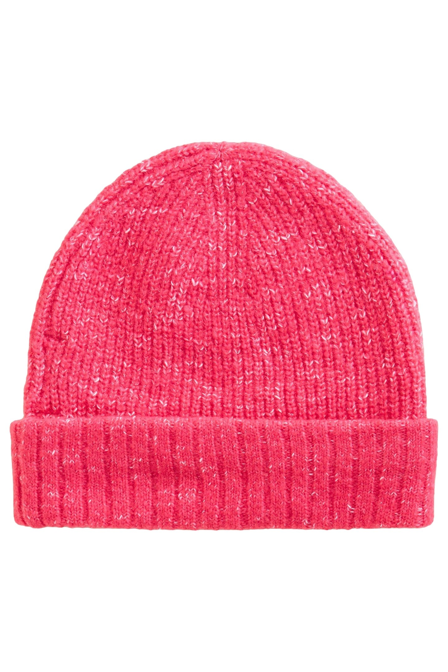 ABBY KNITTED BEANIE BRIGHT PINK 1