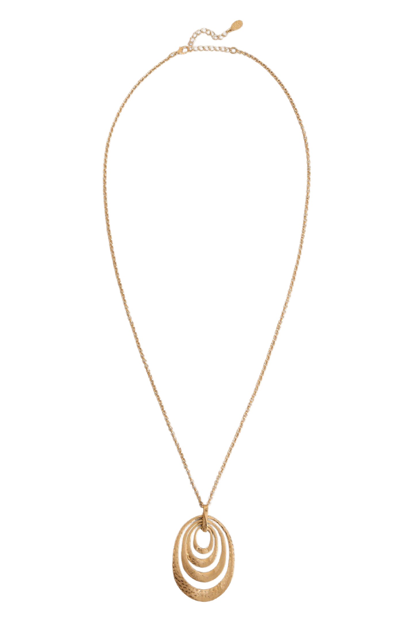BRYONY TEXTURED NECKLACE GOLD TONE METALLIC 2