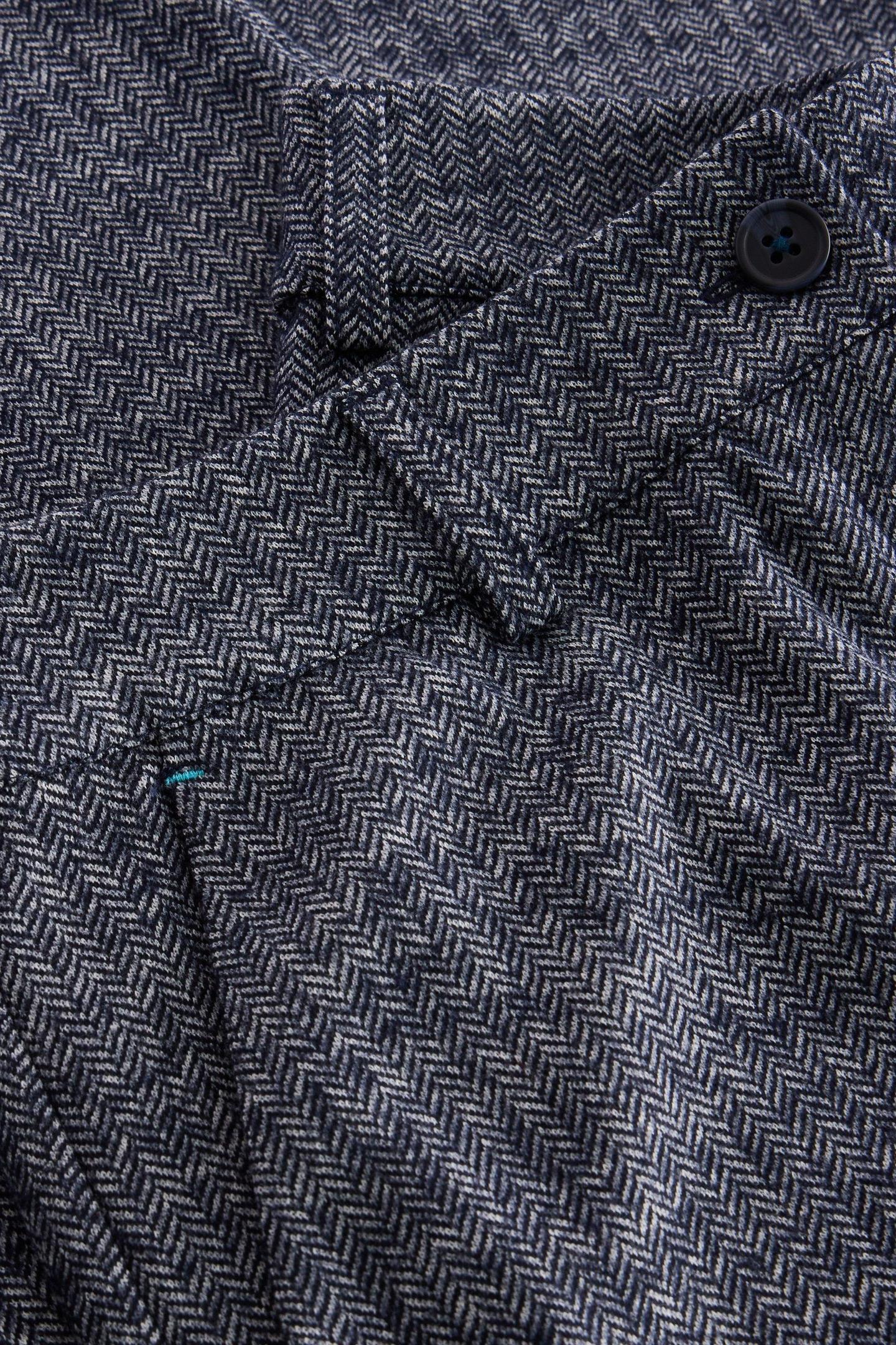 BELLE TWEEDY WIDE LEG TROUSER NAVY MULTI 5