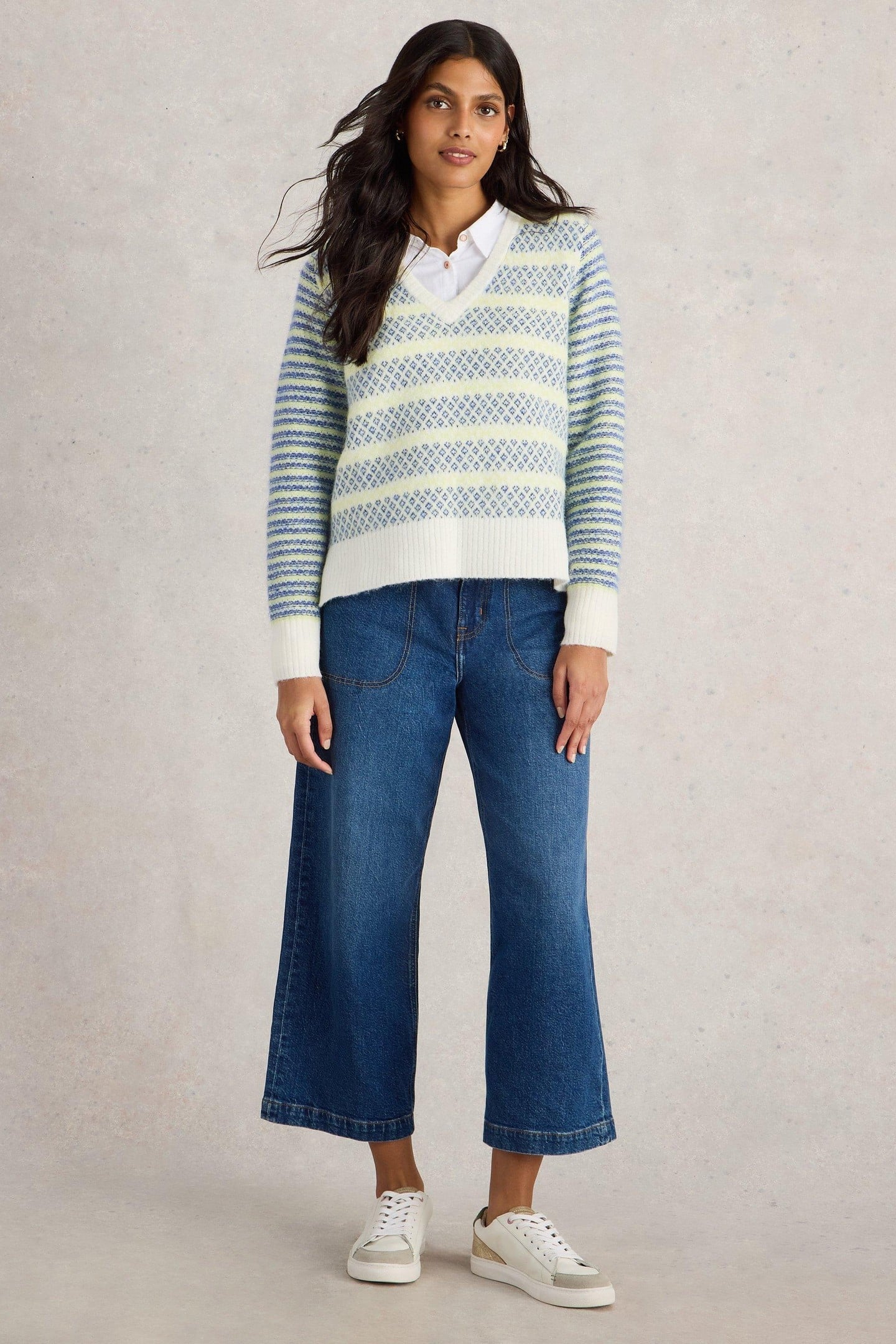 SAMMY STRIPE JUMPER BLUE MULTI 2