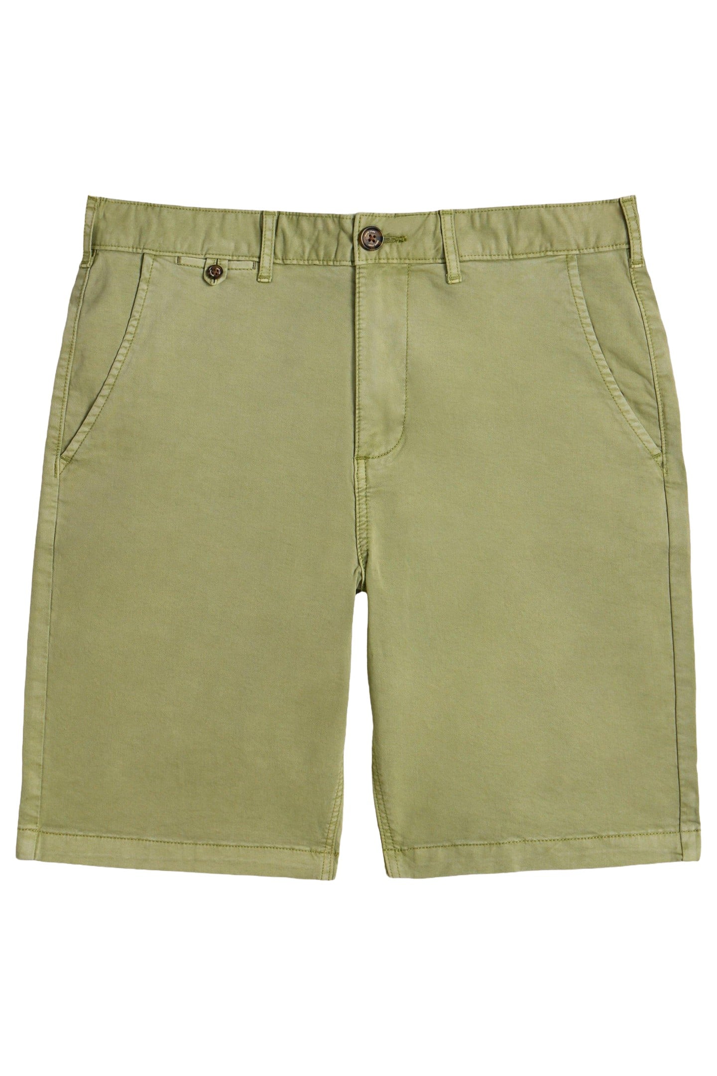 SUTTON ORGANIC CHINO SHORT LIGHT GREEN 3