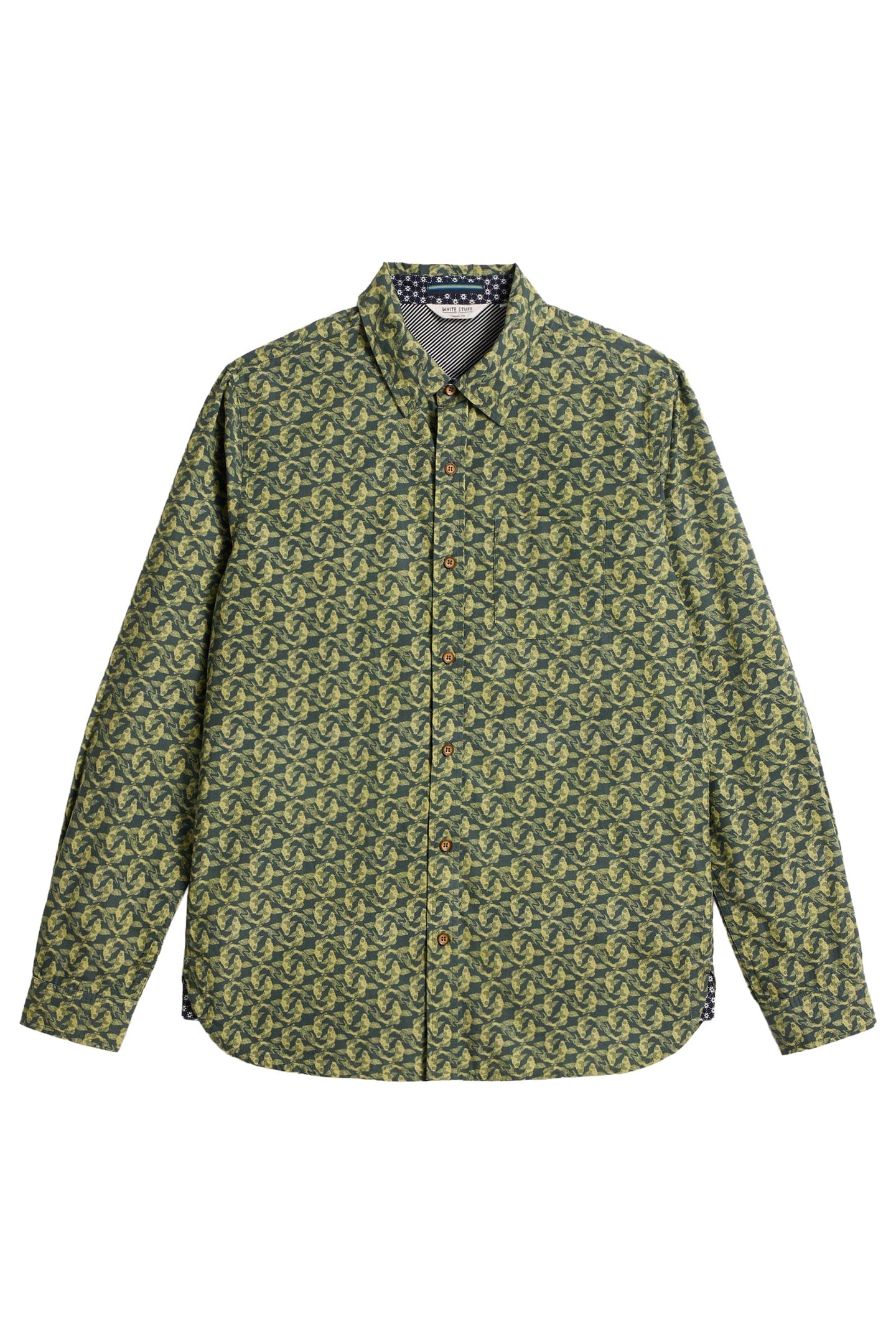 KOI FISH PRINTED SHIRT GREEN PRINT 4