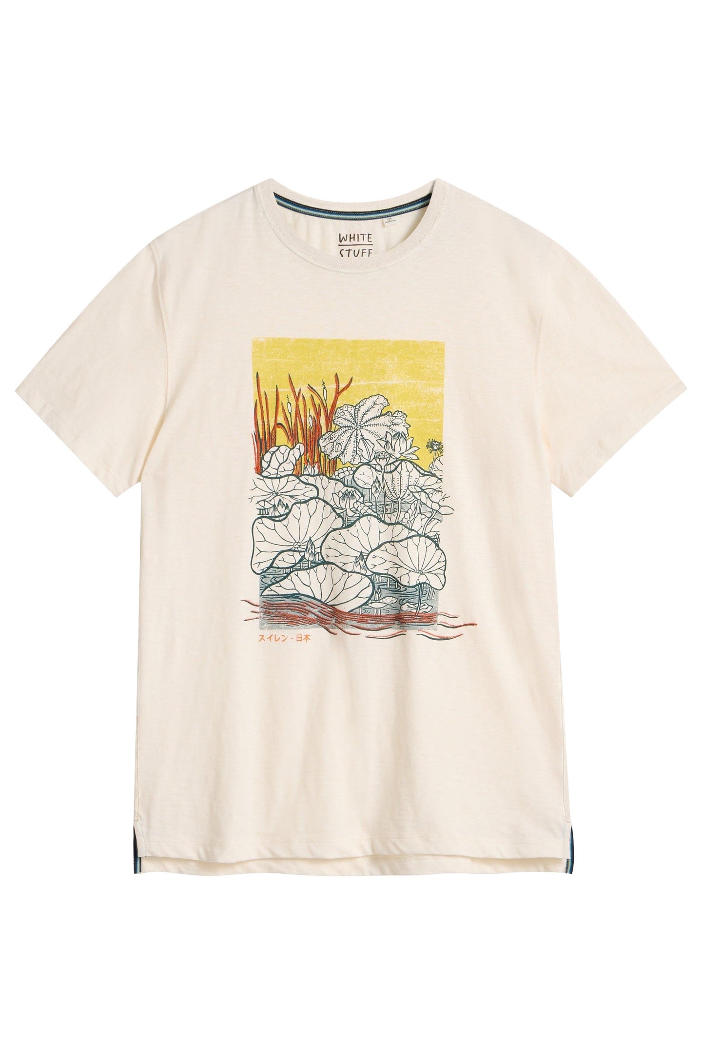 LILYPAD GRAPHIC TEE WHITE PRINT 4