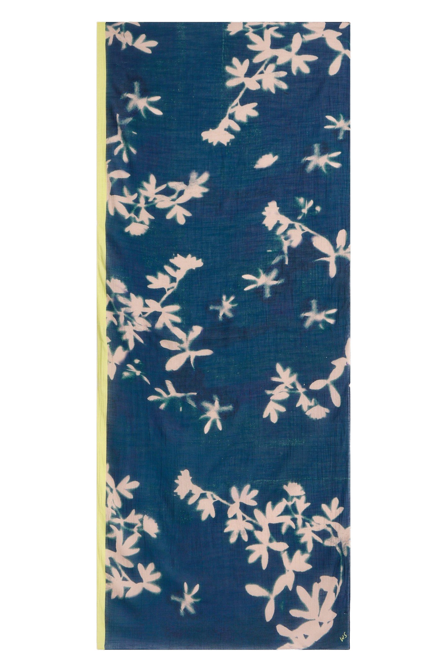 CHERRY BLOSSOM SCARF BLUE MULTI 1