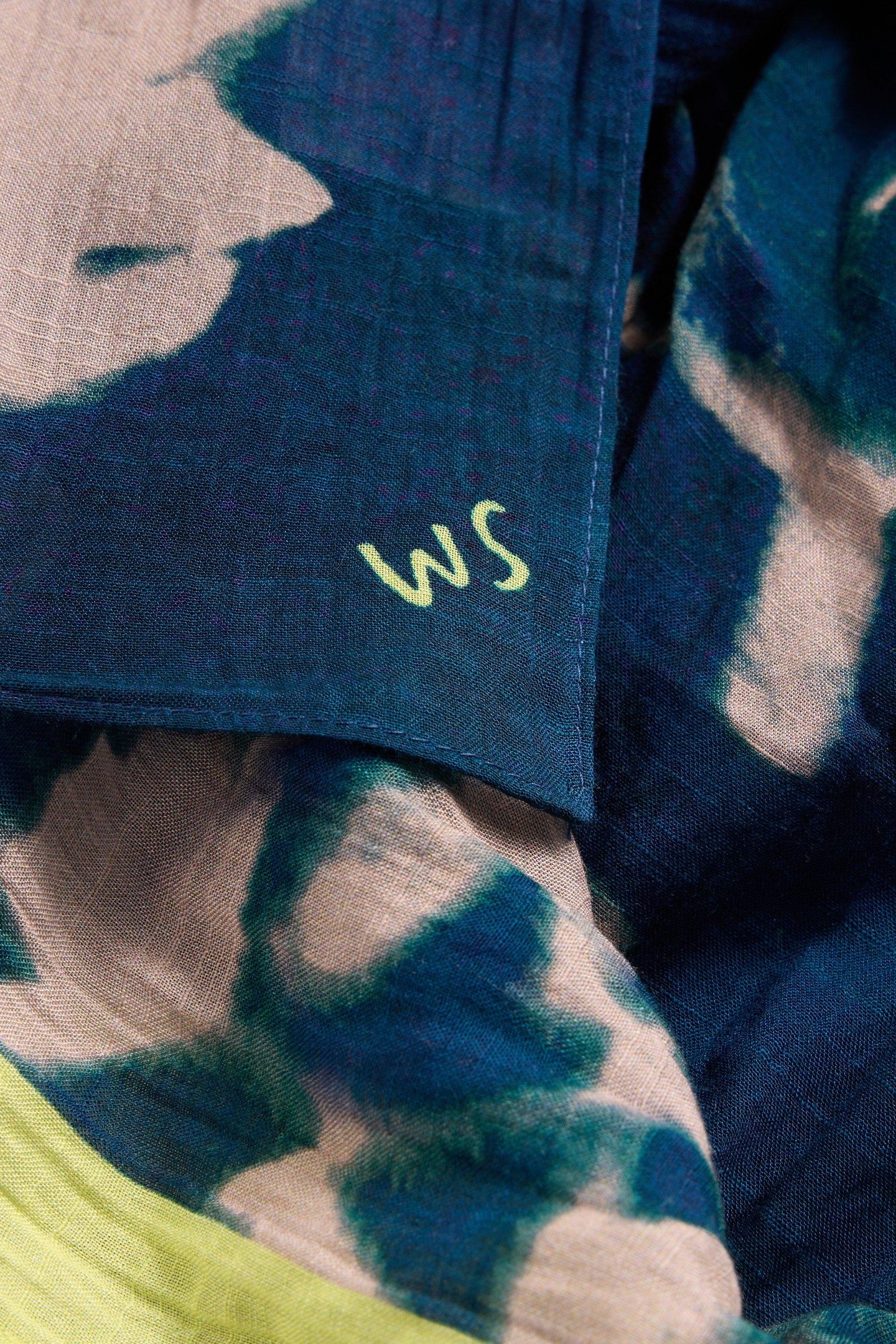 CHERRY BLOSSOM SCARF BLUE MULTI 3