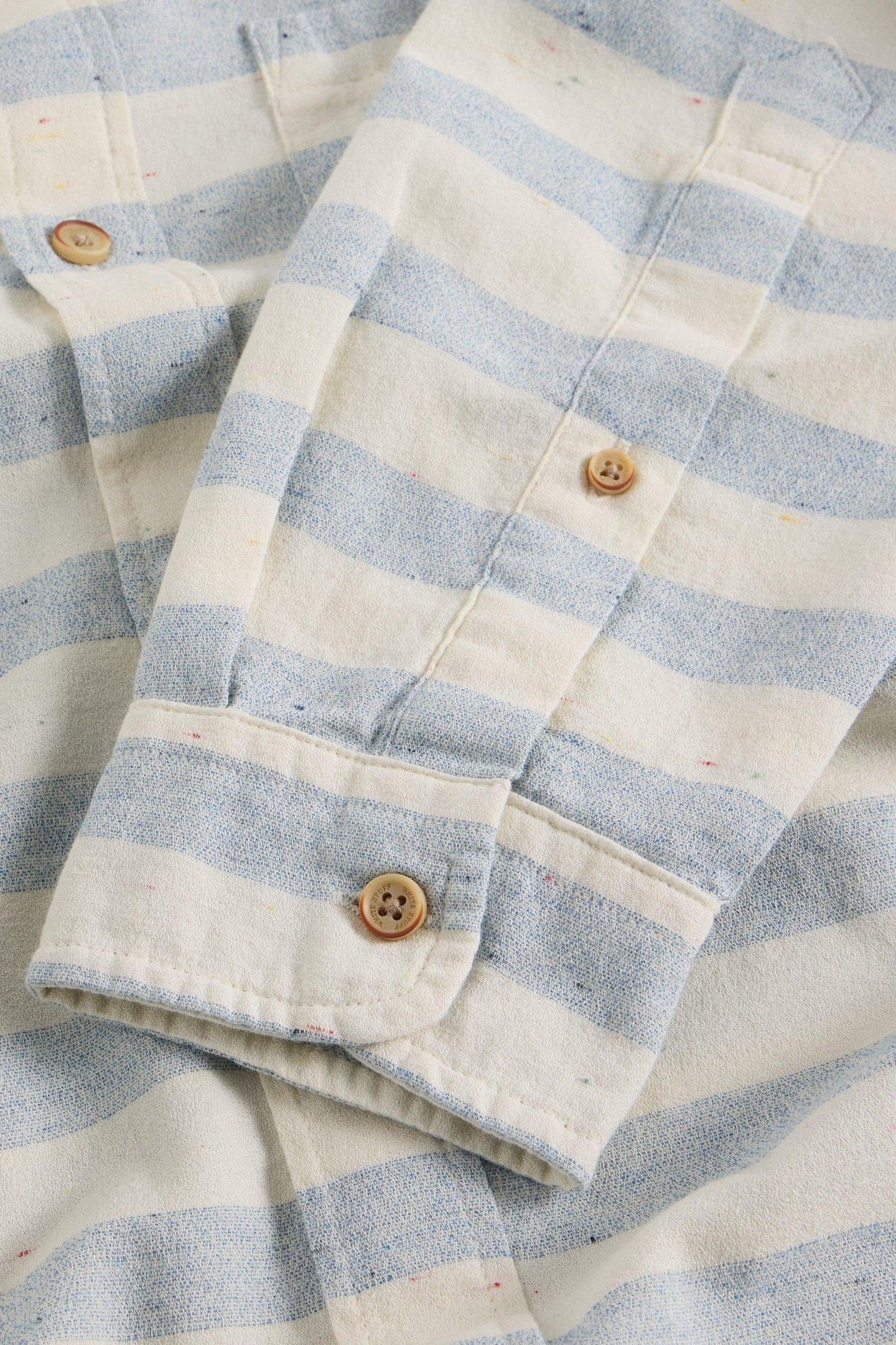 NEPPY STRIPE LS SHIRT WHITE MULTI 6