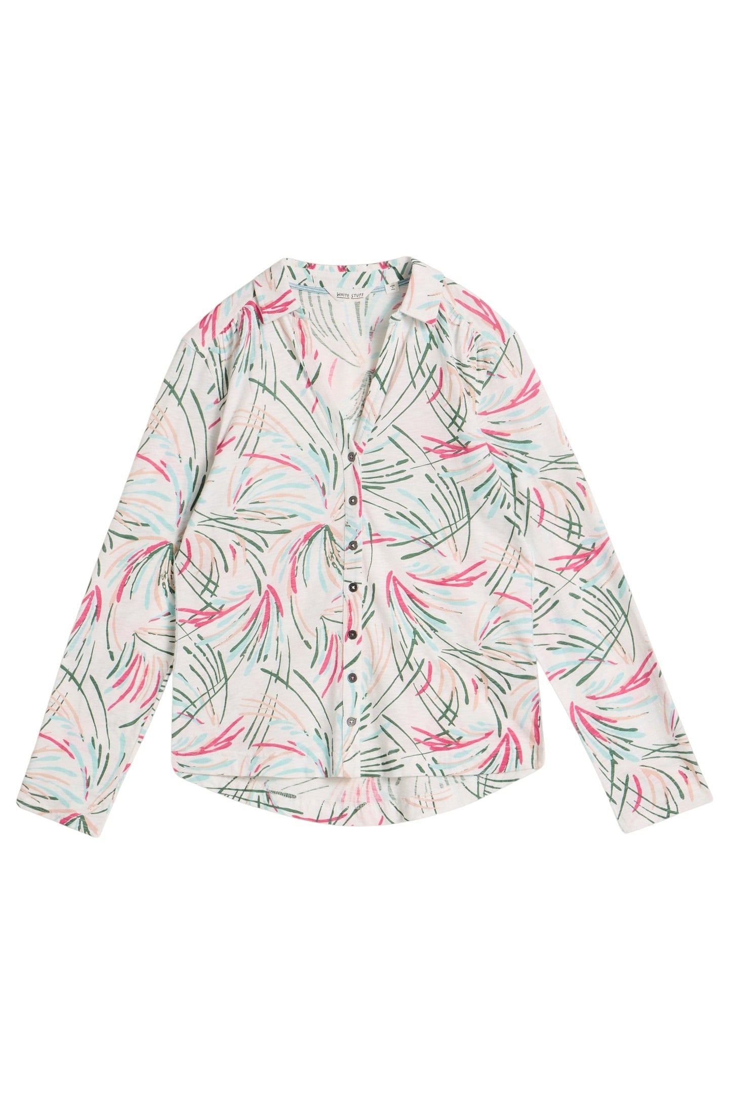 ANNIE JERSEY SHIRT GREEN PRINT 4