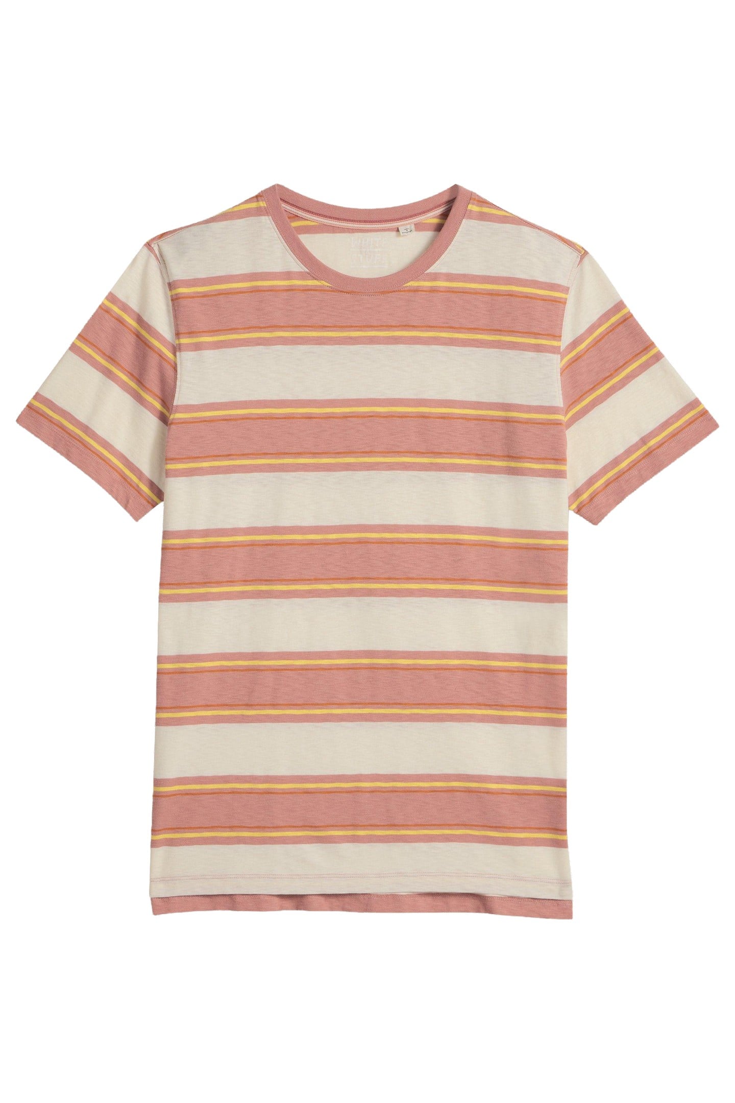ABERSOCH STRIPE SS TEE WHITE MULTI 4