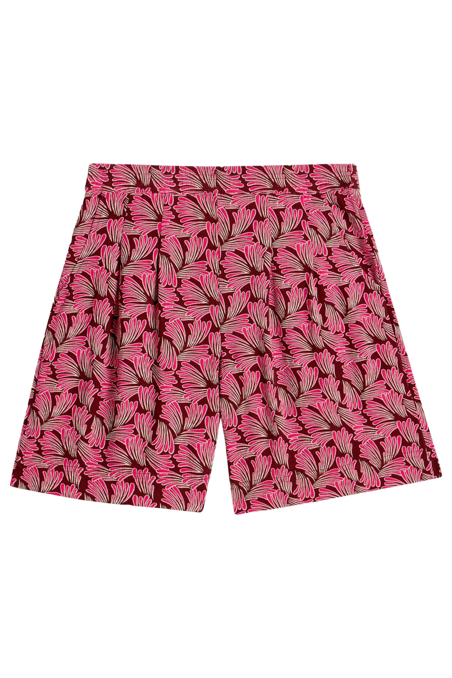 MATILDA CRINKLE SHORT PINK PRINT 3