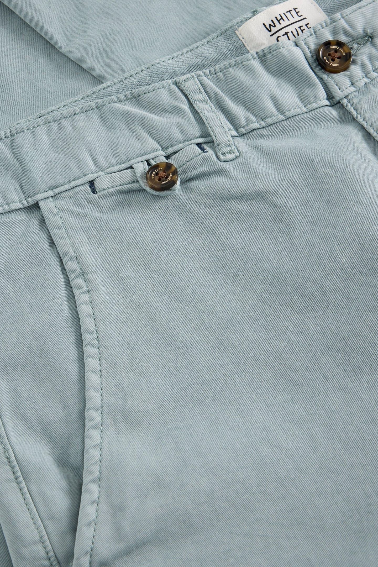 SUTTON ORGANIC CHINO TROUSER LIGHT BLUE 4