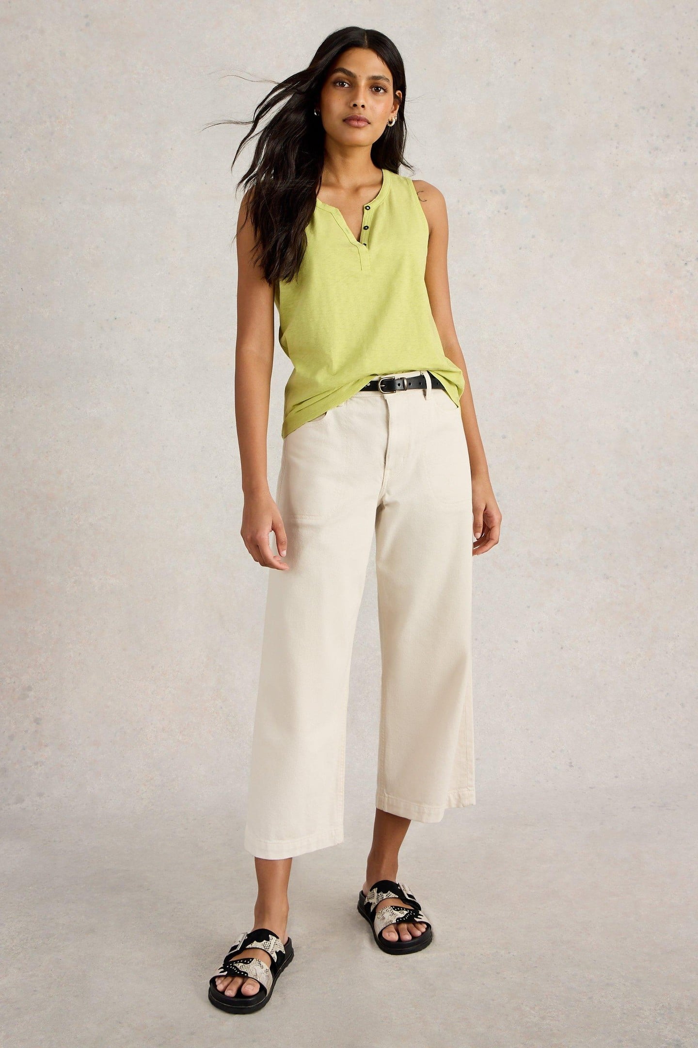 LOLA VEST BRIGHT YELLOW 2