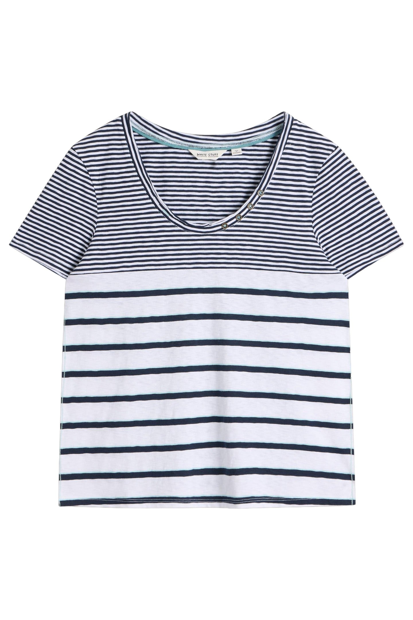 NADIA SHORT SLEEVE TEE NAVY MULTI 4