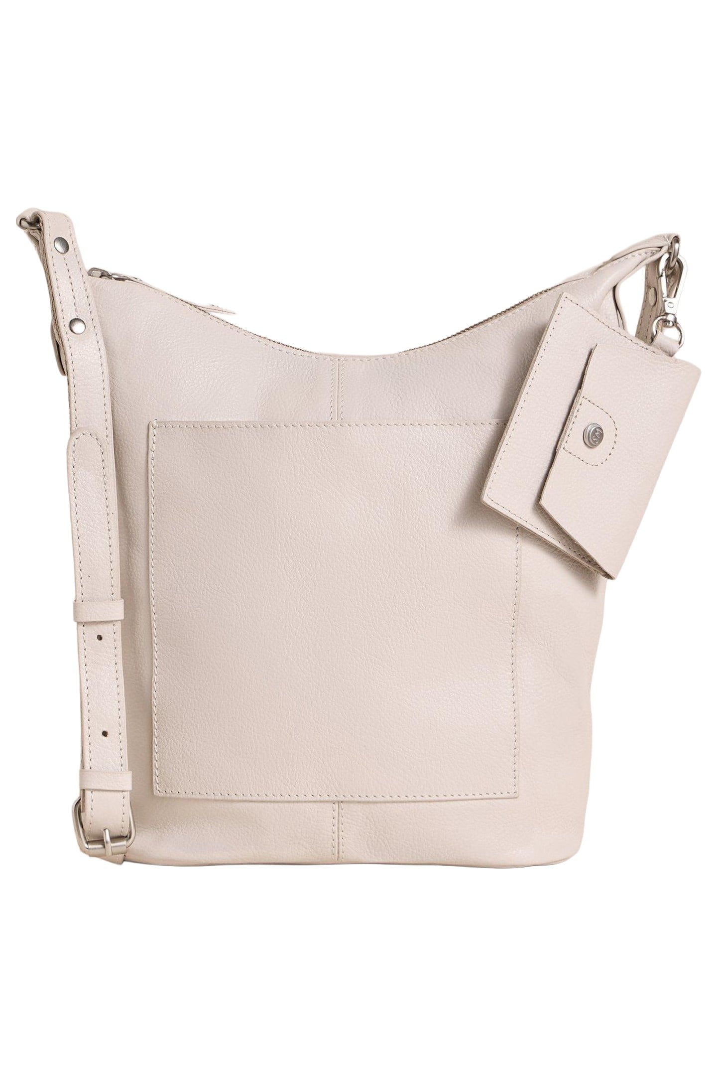 FERN LEATHER CROSSBODY PALE IVORY 3