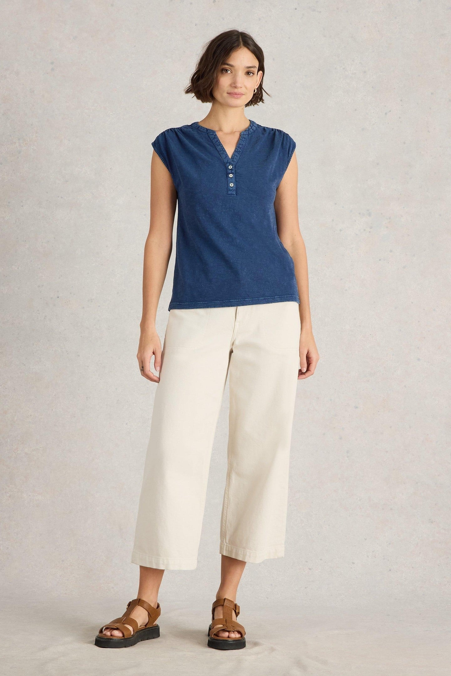 DINA TANK INDIGO BLUE 1