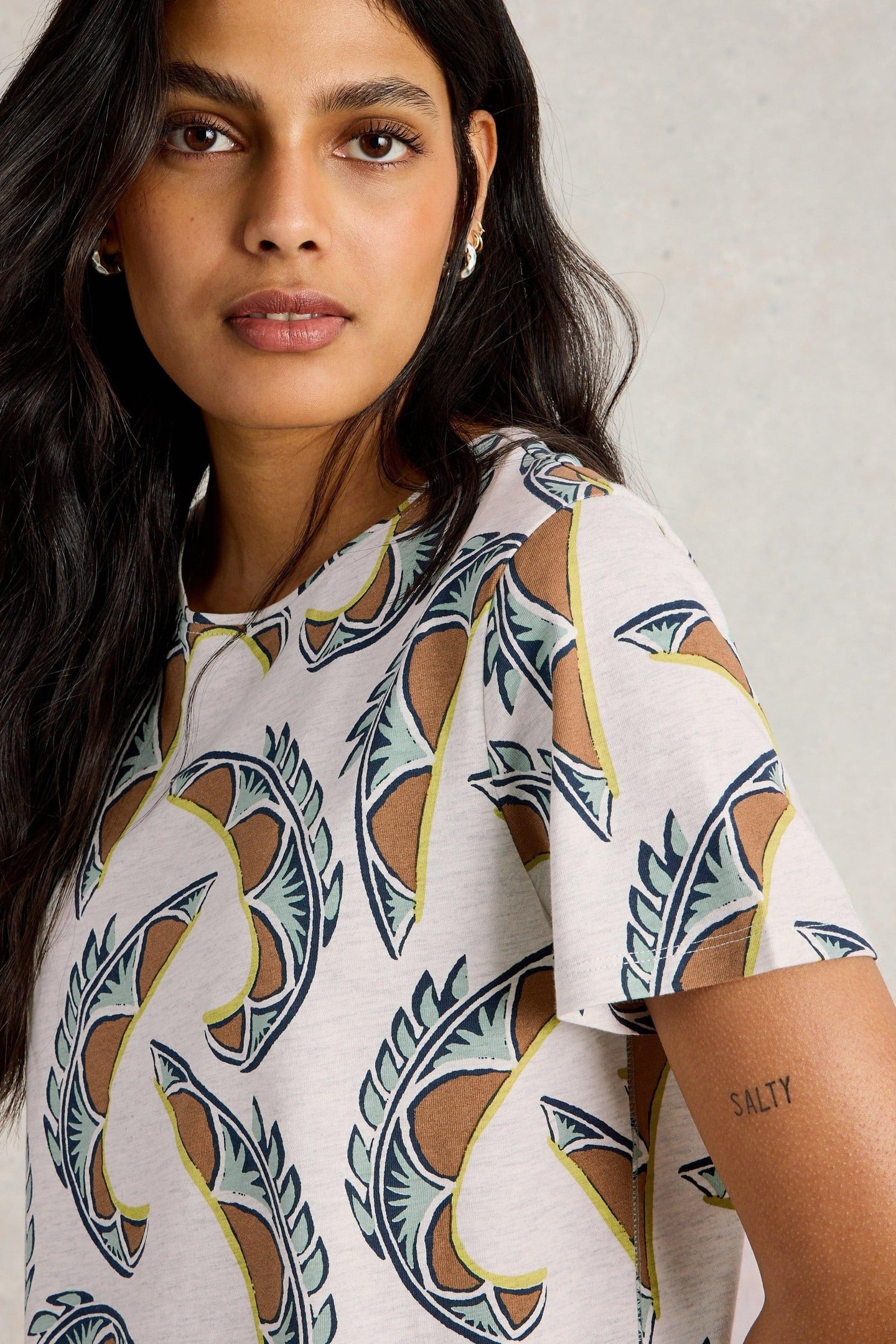 ABBIE TEE NATURAL PRINT 6