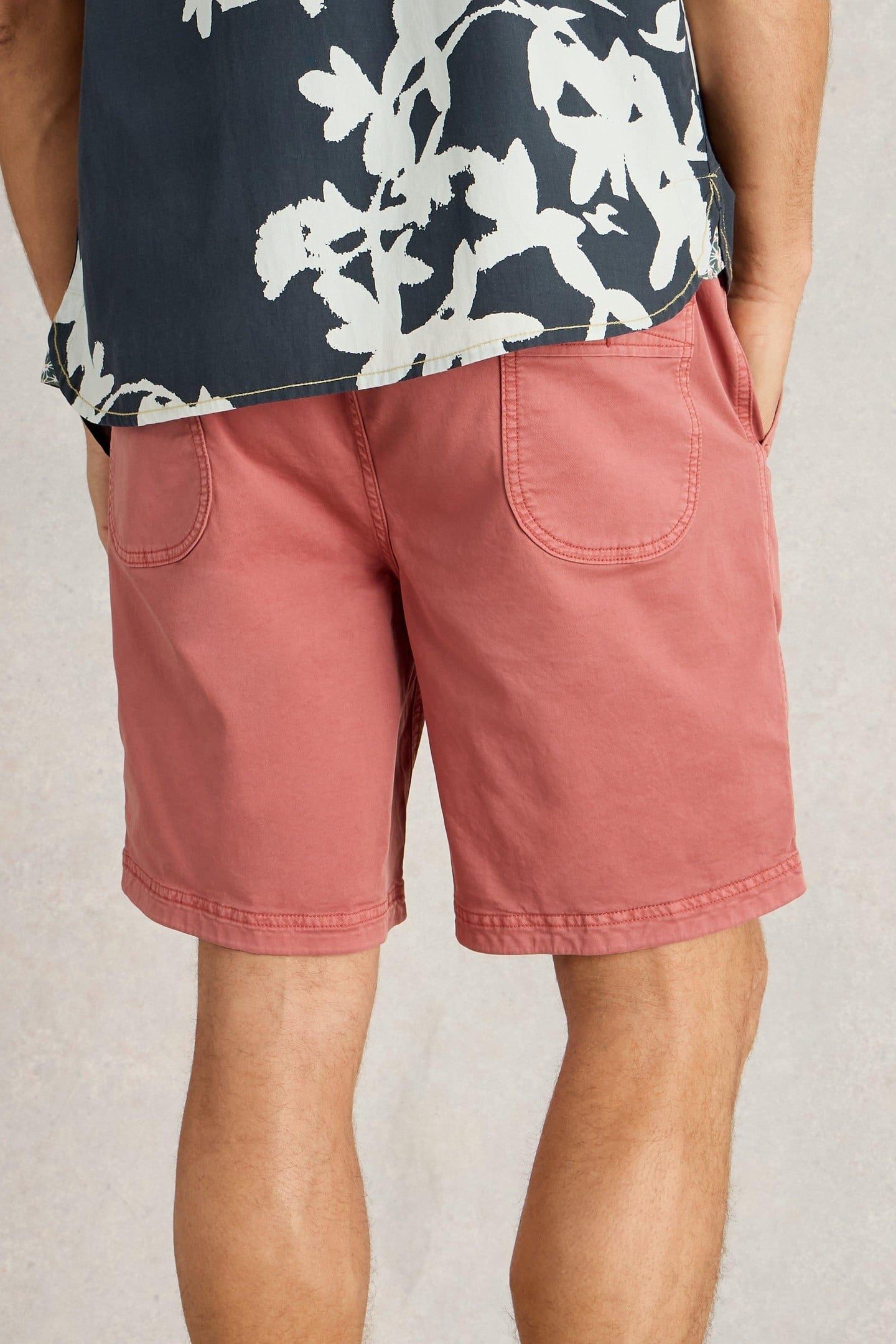 SUTTON DRAWSTRING SHORT DEEP PINK 2