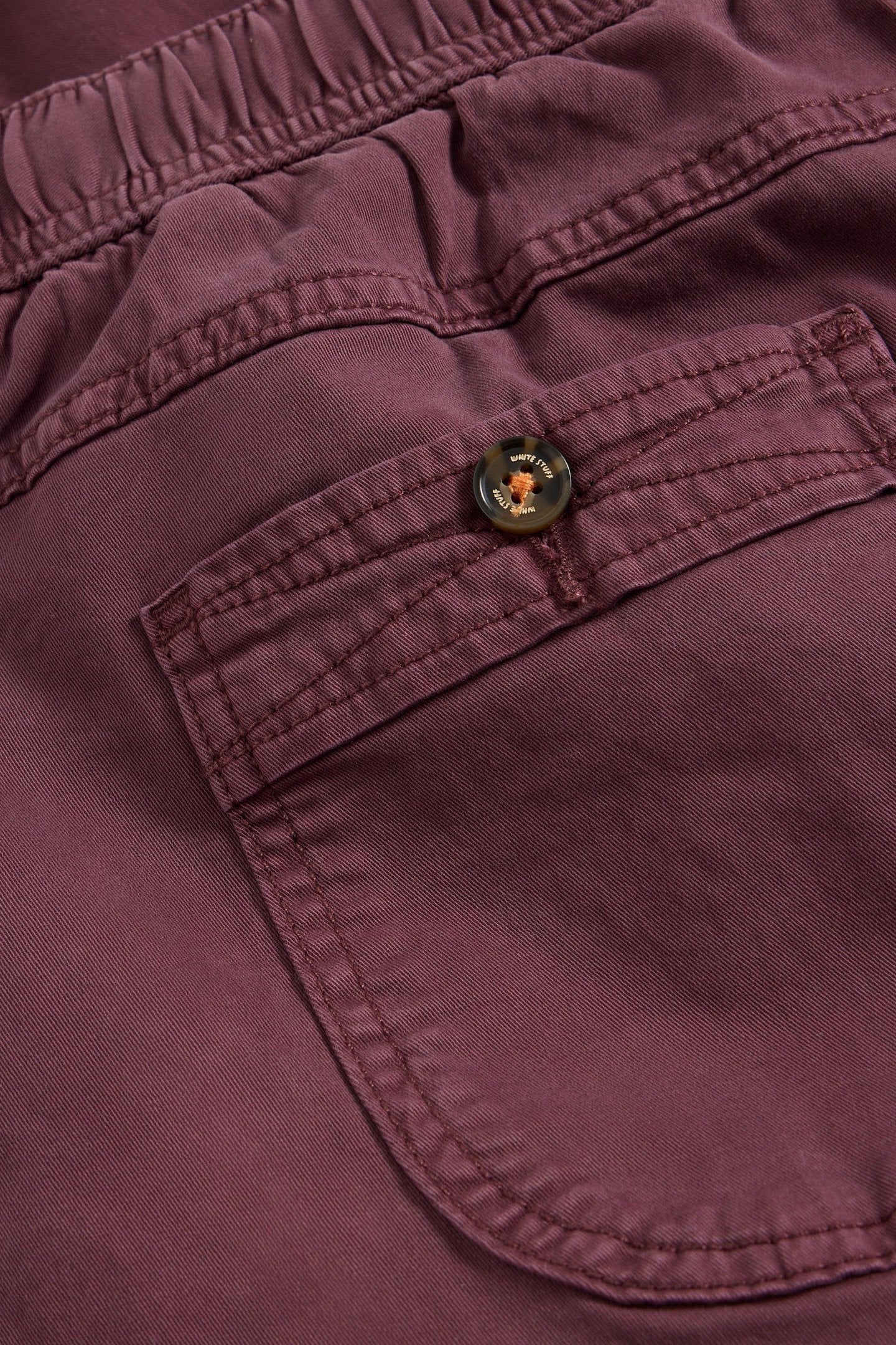 SUTTON DRAWSTRING TROUSER DARK PLUM 6