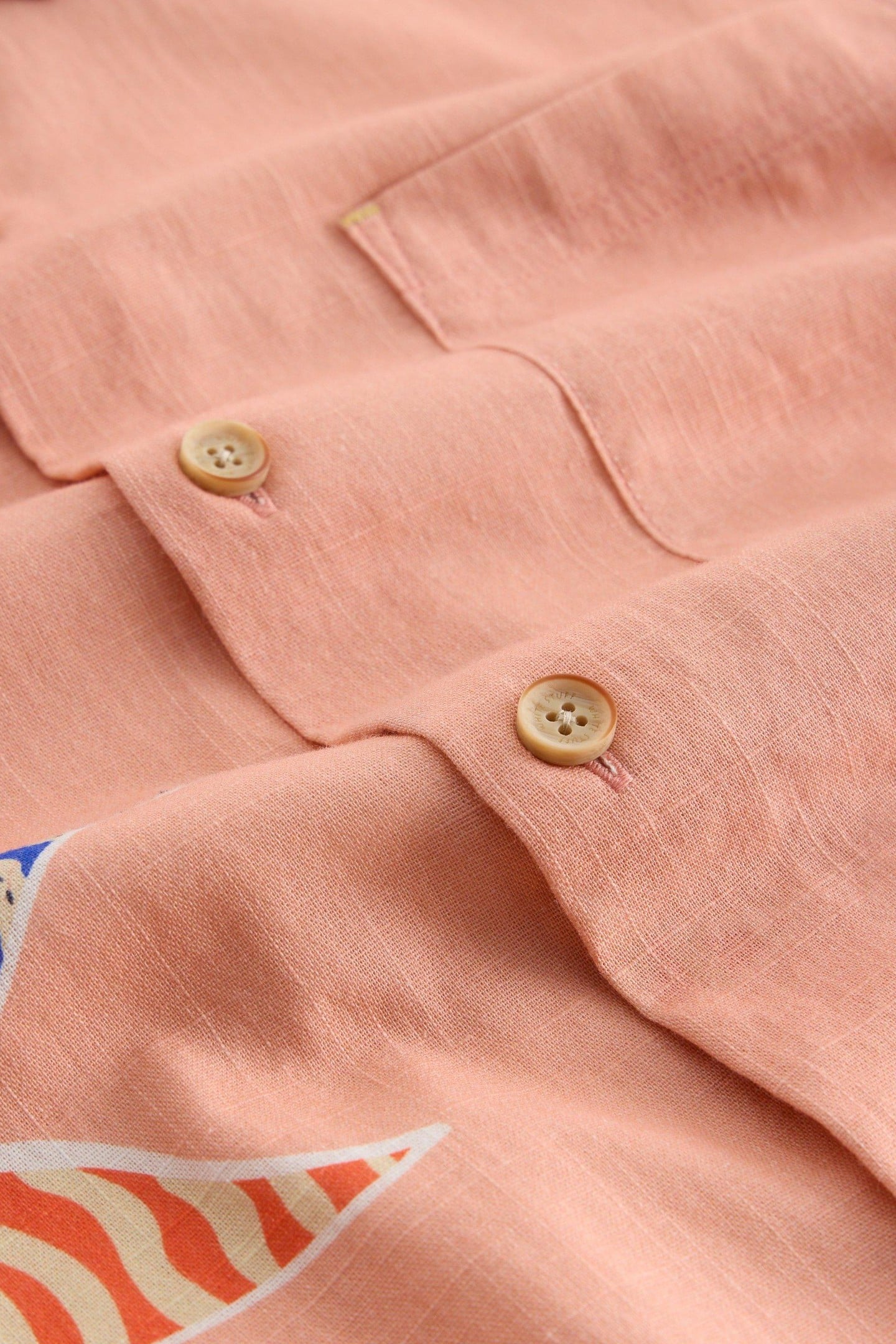 FINSBURY LEAVES PRINTED SHIRT PINK PRINT 6