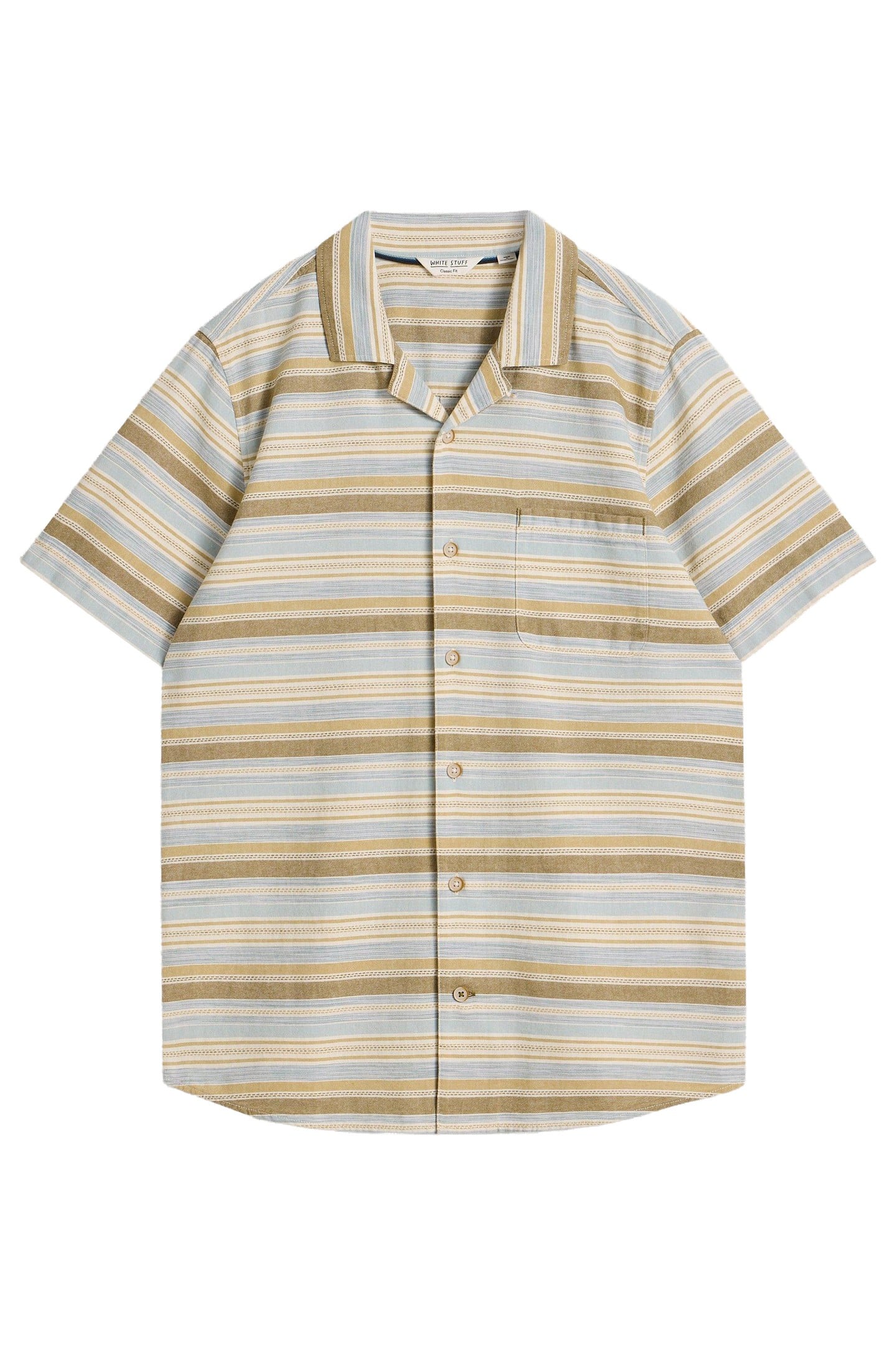 HORIZONTAL SS STRIPE SHIRT BLUE MULTI 4