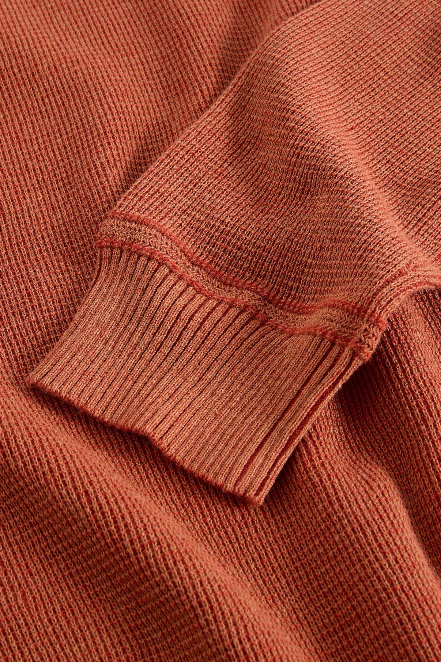 ATTADALE FUNNEL NECK JUMPER DARK ORANGE 5