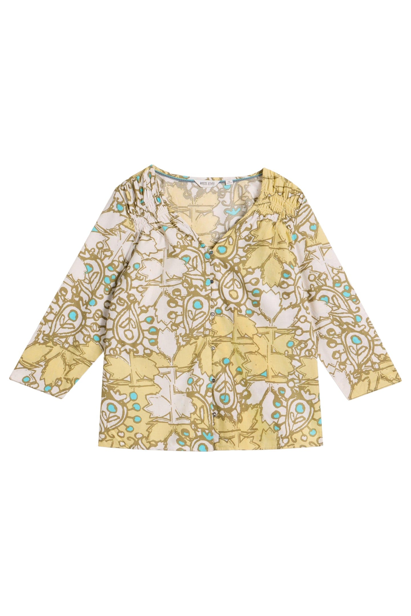 RAE ORGANIC COTTON TOP YELLOW MULTI 4