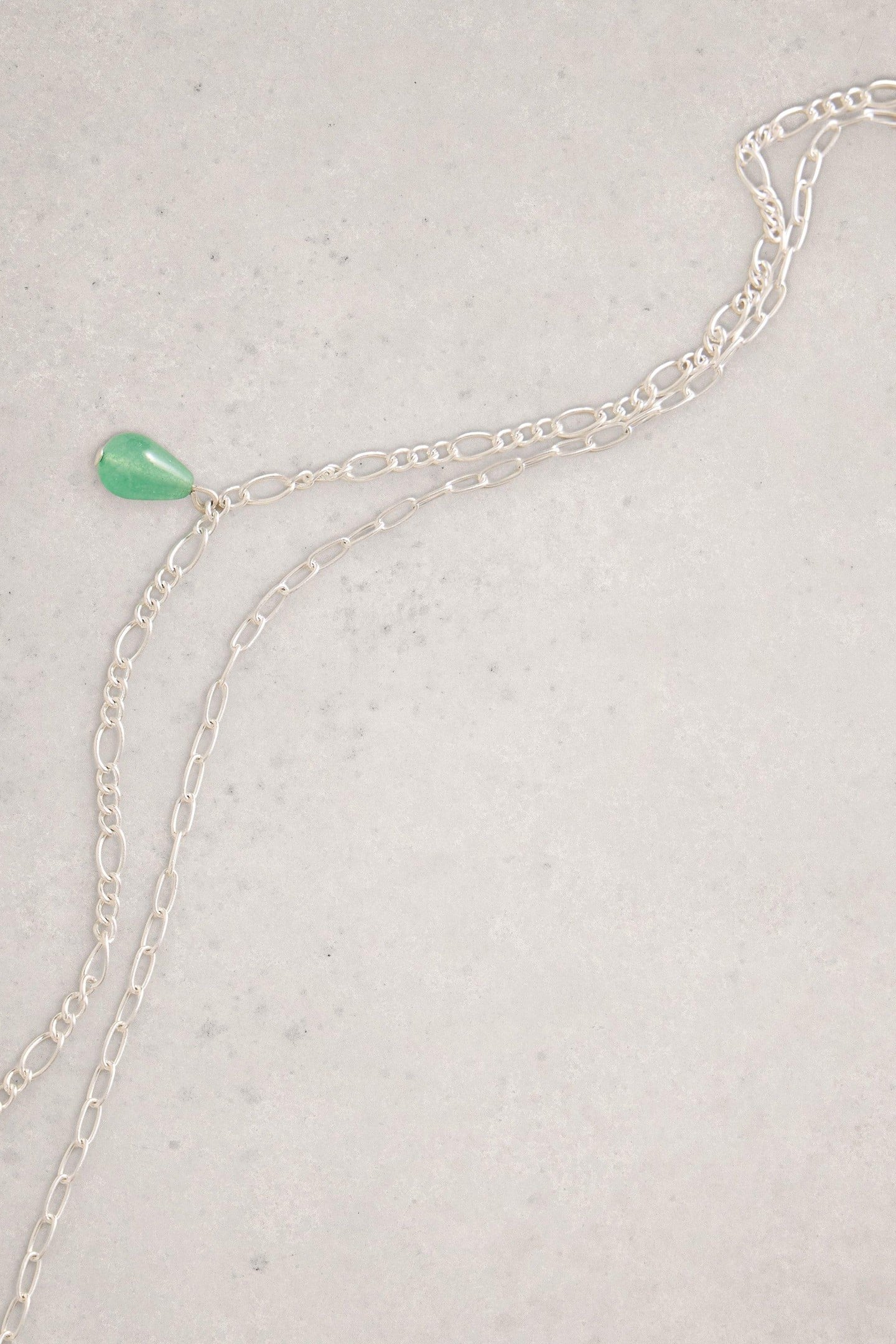 LILY MULTI DROP NECKLACE GREEN MULTI 1