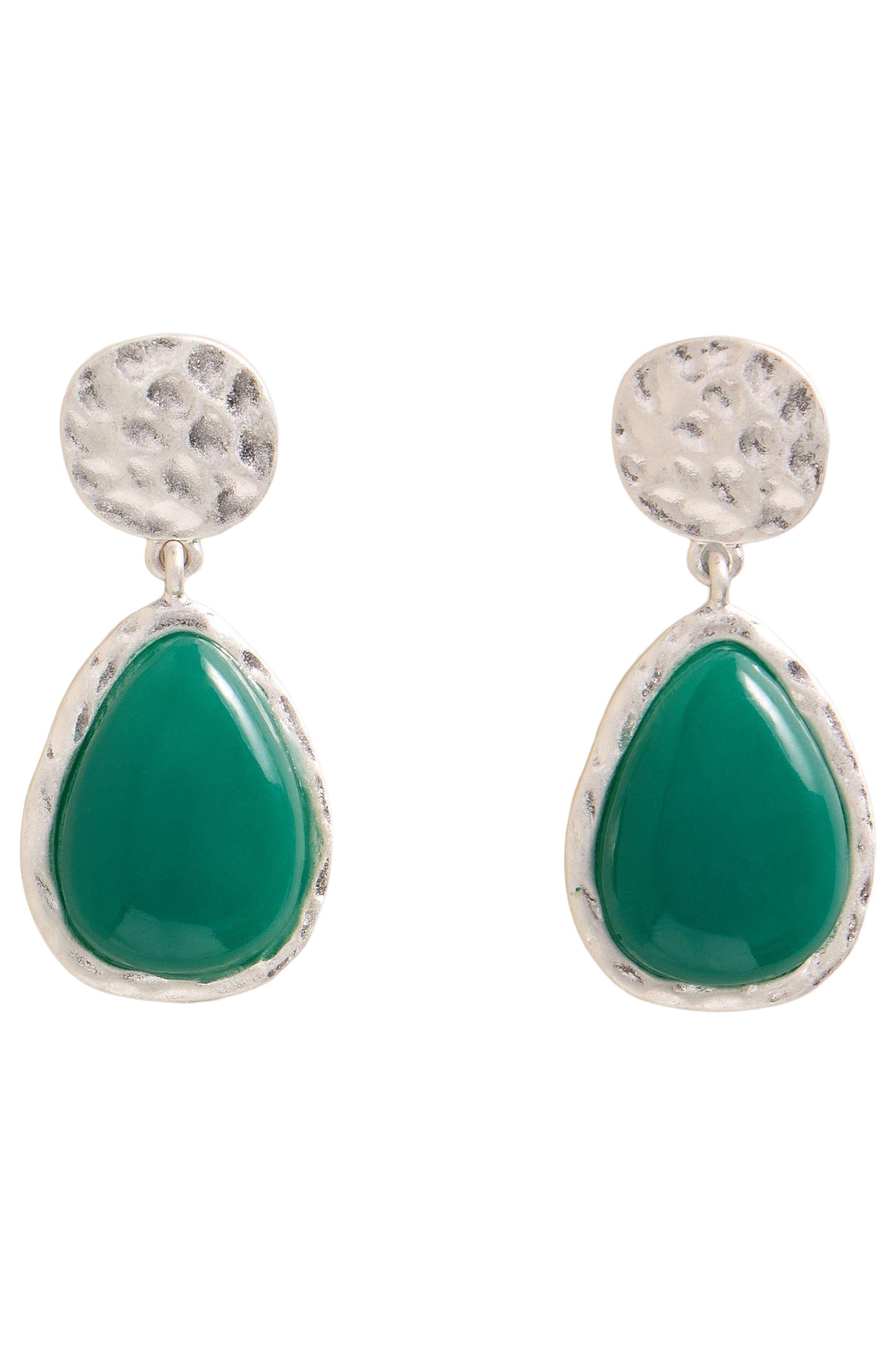 PINE STATEMENT EARRING GREEN MULTI 2