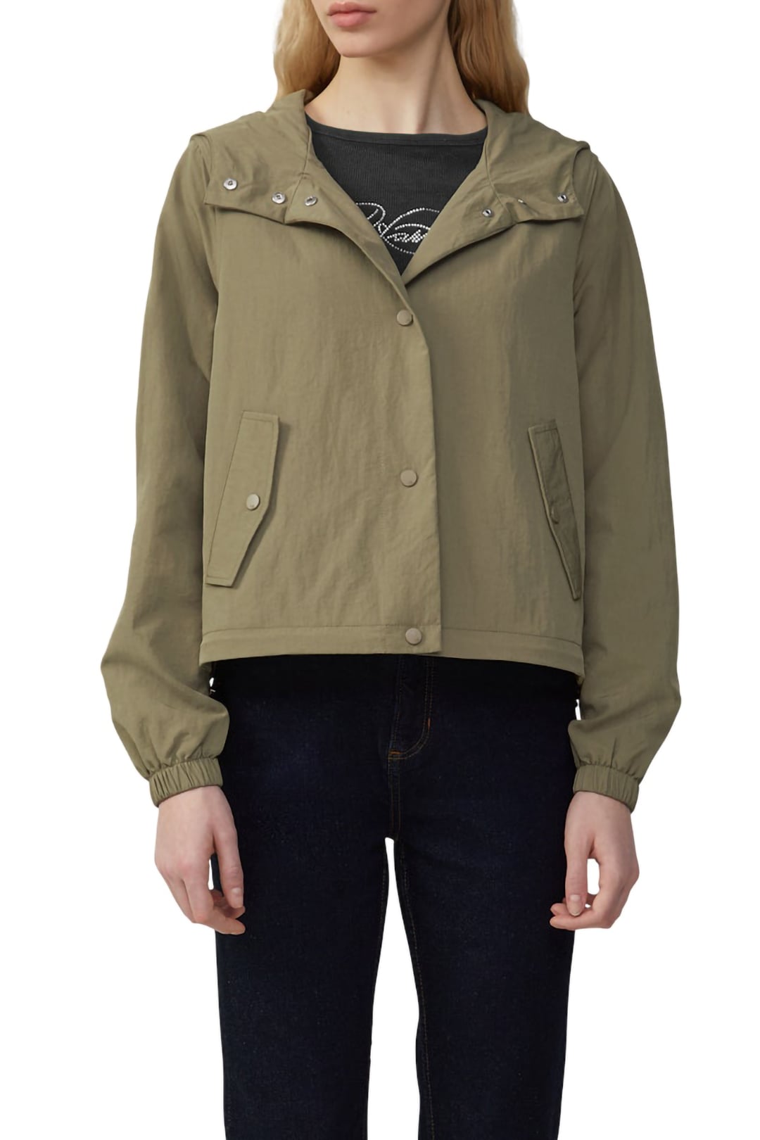 S.OLIVER-QS JACKETS OUTDOOR GREEN 1