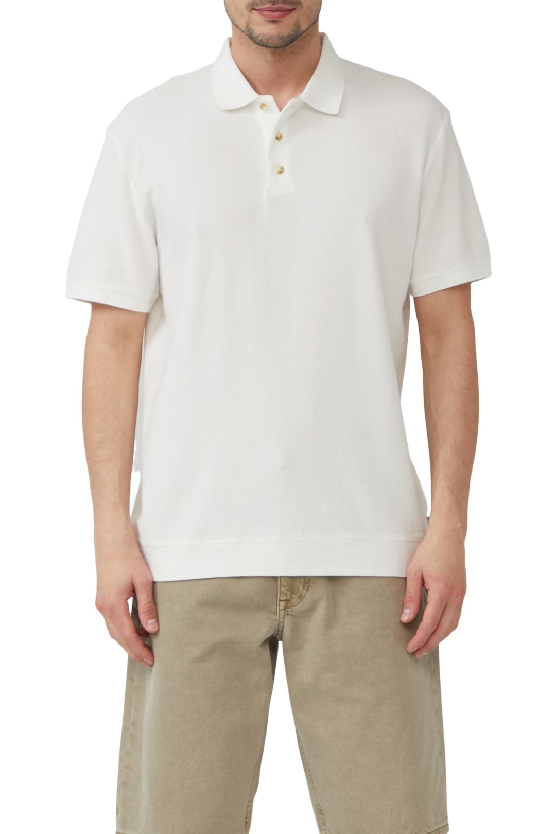 s.Oliver  Poloshirts White Maat: XXL | Poloshirts Outlet | Heren | Wit