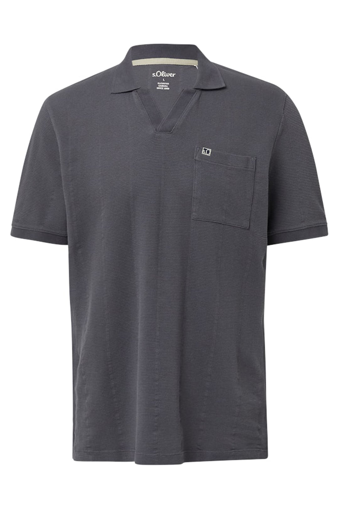 S.OLIVER POLOSHIRTS GREY/BLACK 4