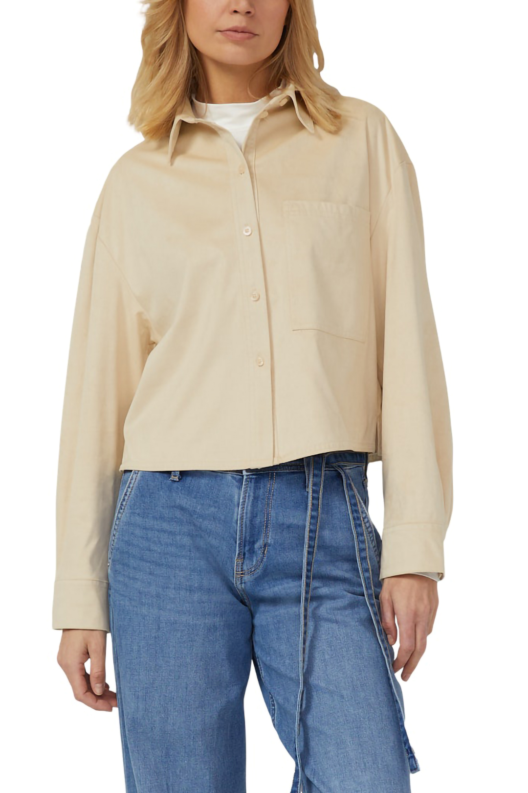 s.Oliver  Blouses Beige Maat: 46 | Overhemden Outlet | Dames | Beige