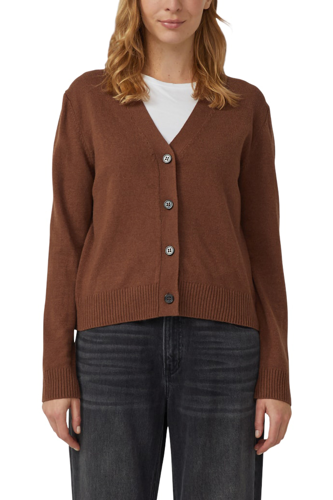 S.OLIVER CARDIGAN BROWN 1
