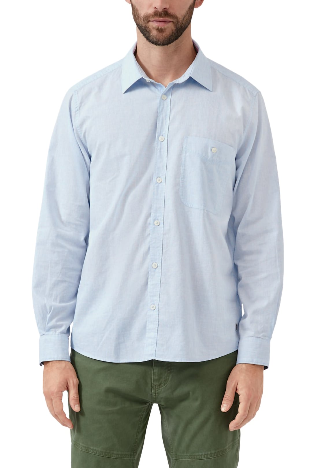 S.OLIVER SHIRTS LIGHT BLUE 1