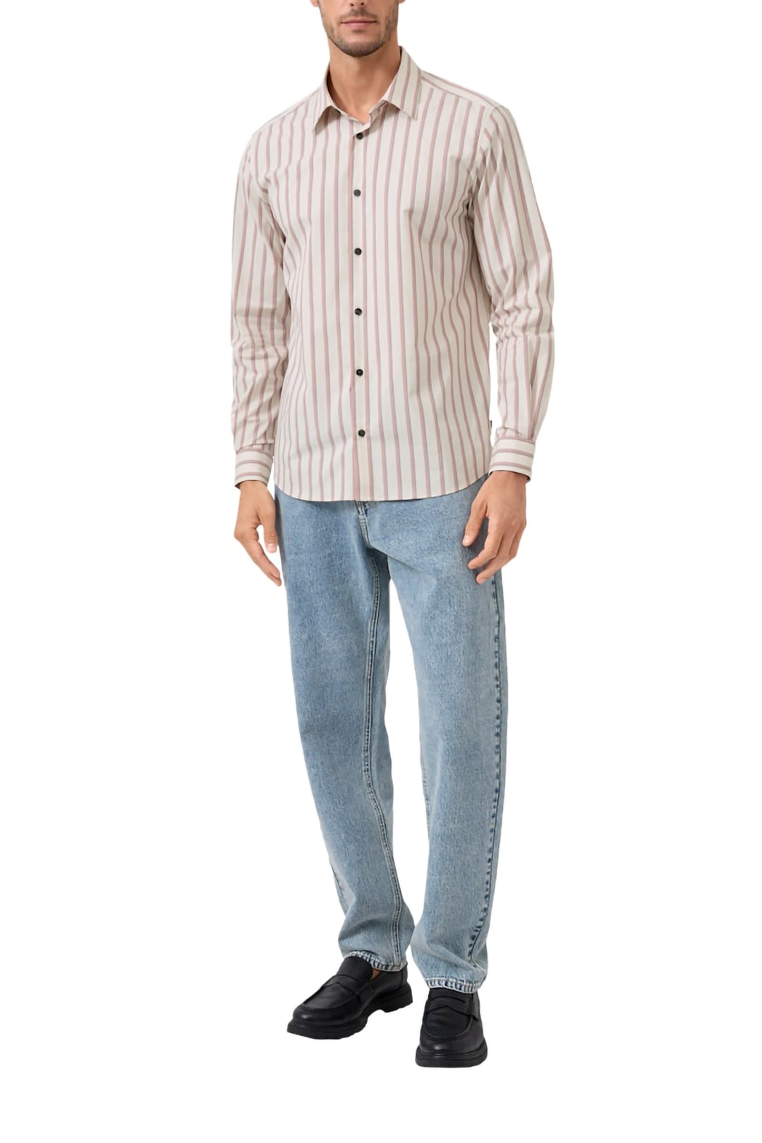 S.OLIVER SHIRTS OFFWHITE PINK 2