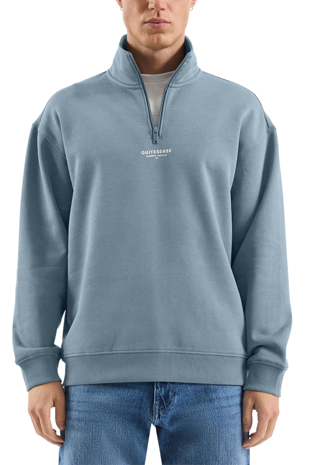 S.OLIVER-QS SWEATERS BLUE GREY 1