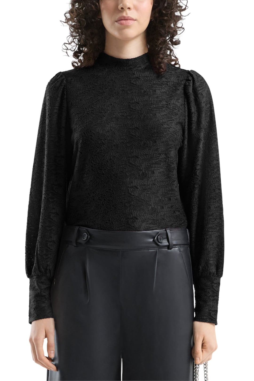 S.OLIVER-QS T-SHIRTS BLACK 1