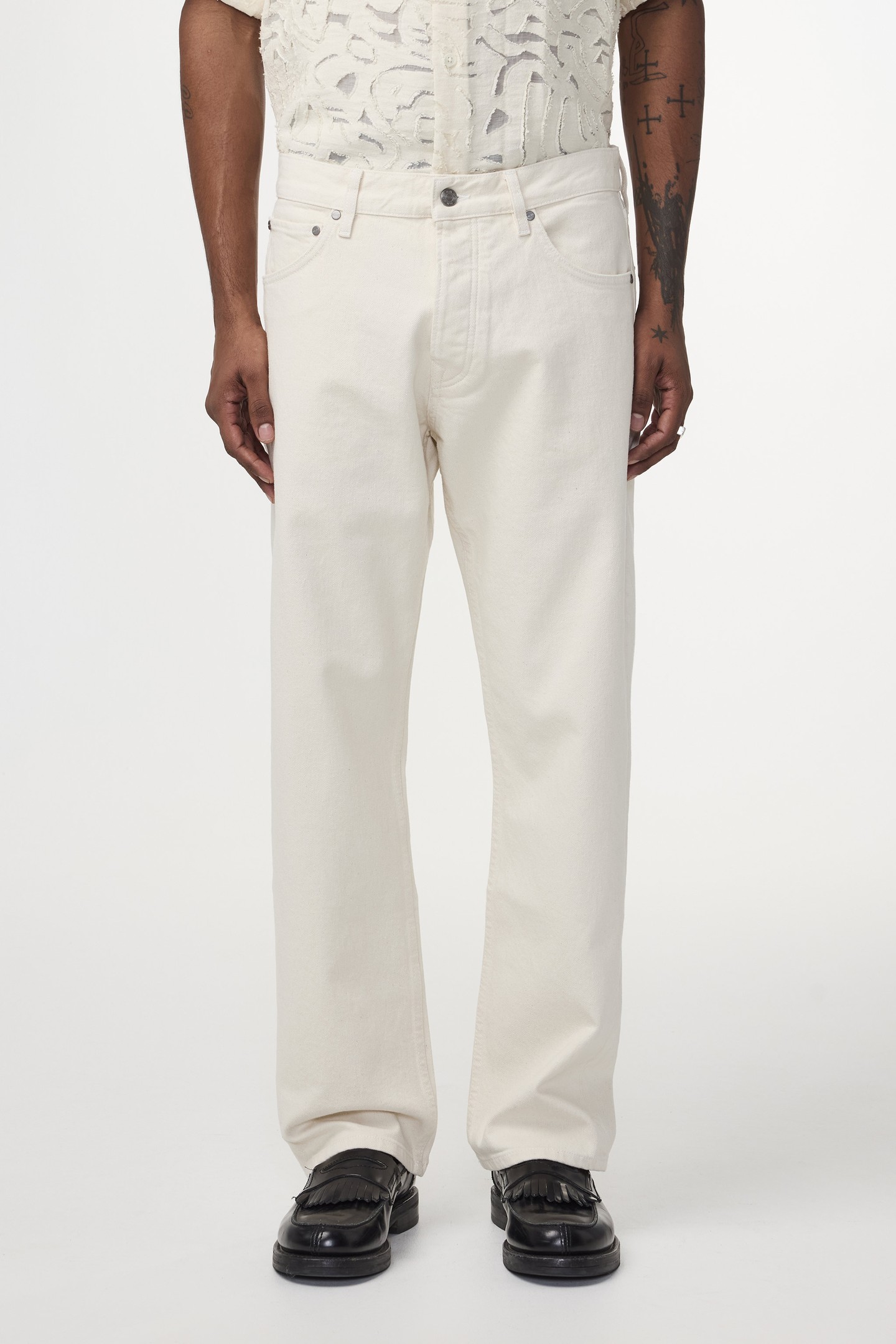 NN.07 Sonny 1856 Ecru Maat: W38L30 | Straight Jeans Outlet | Heren | Ecru