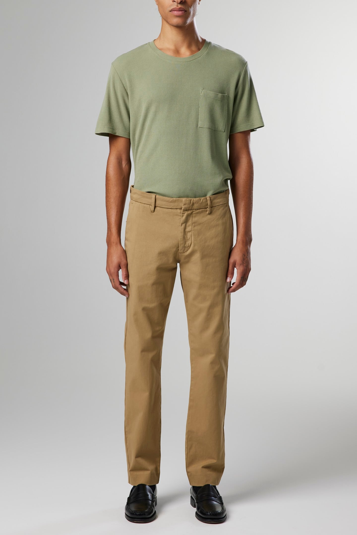 NN.07 Theo 1202 Khaki Mid Maat: W31L34 | Chino's Outlet | Heren | Bruin