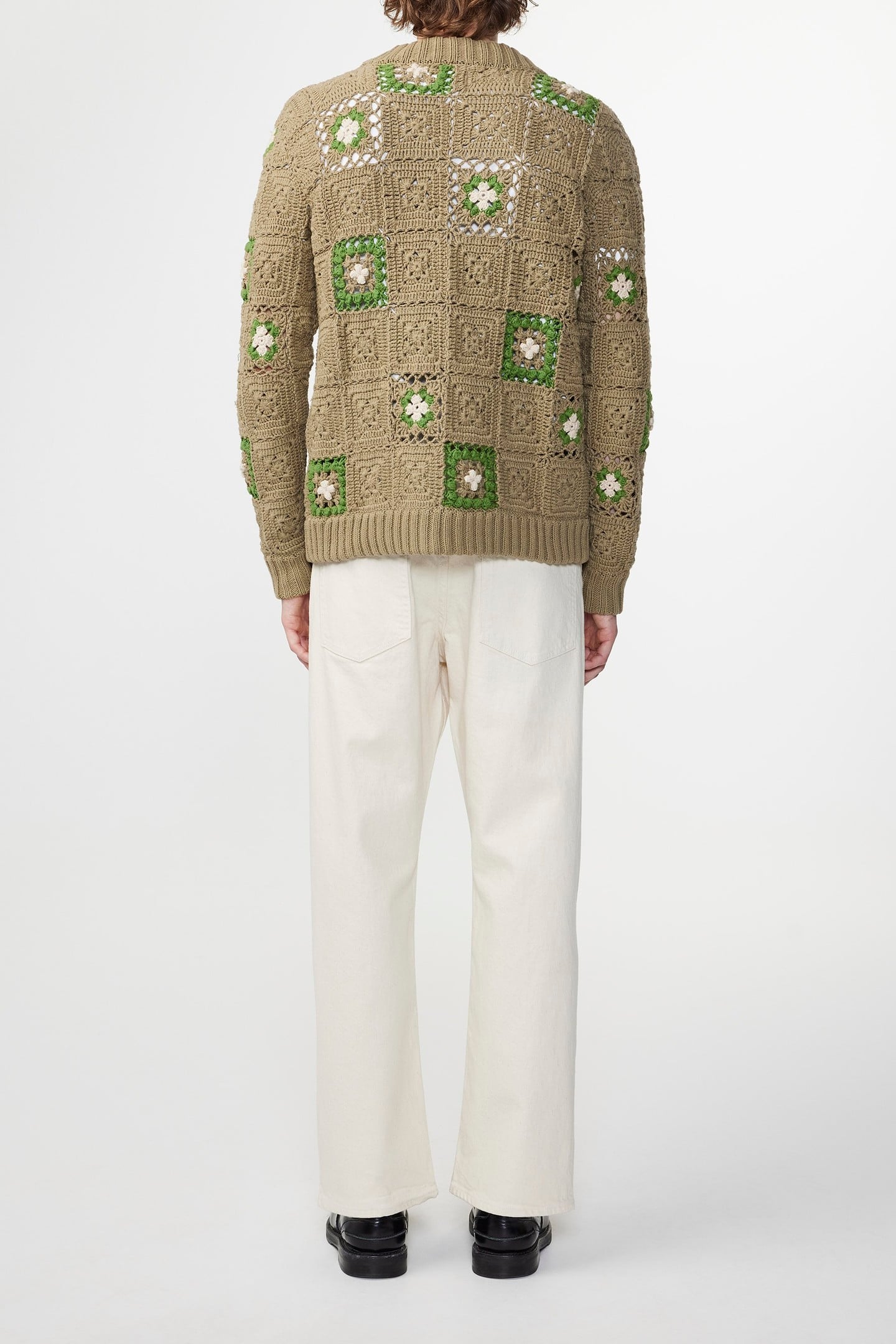 NATE CARDIGAN 6603 KHAKI BEIGE 3